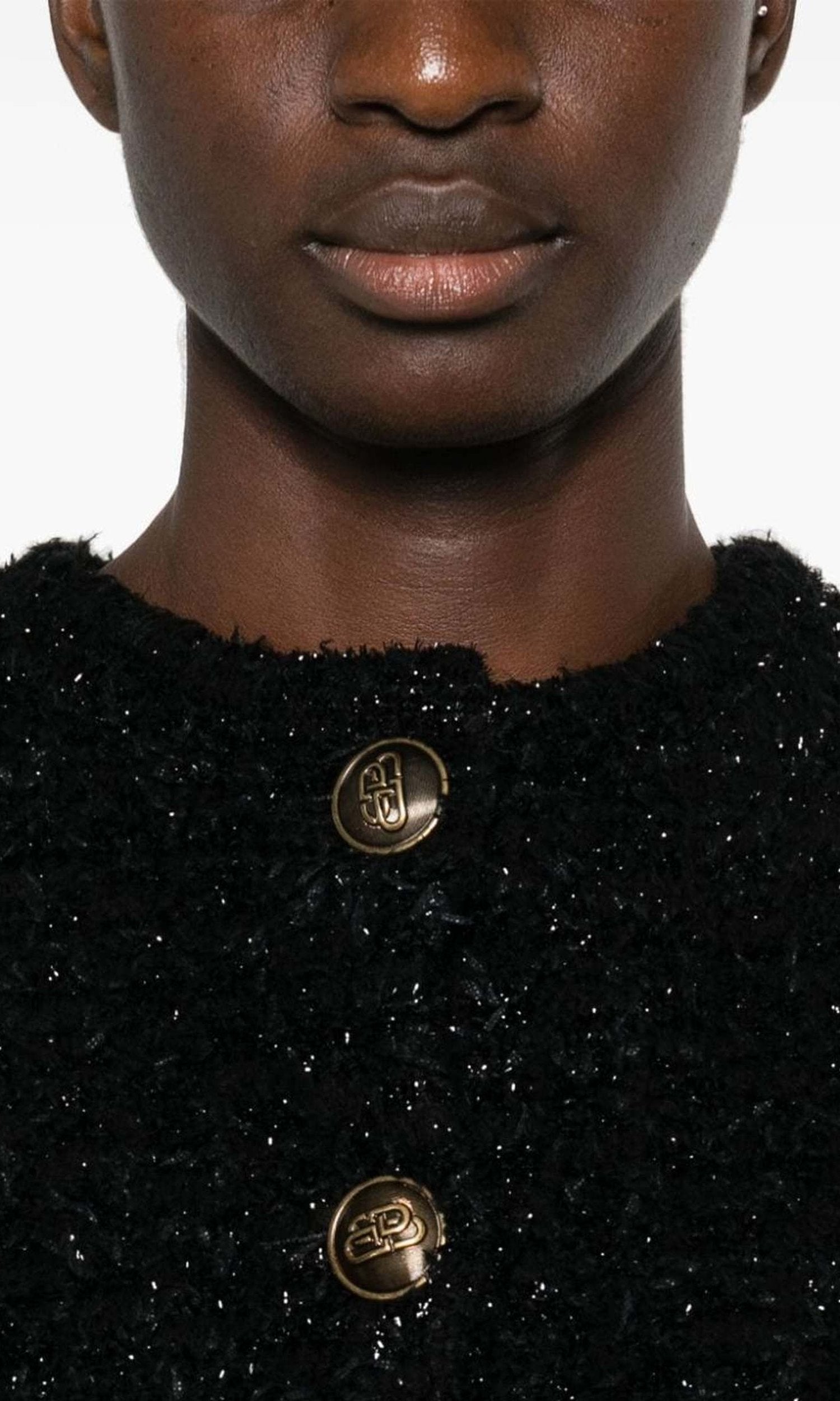Balenciaga Black Sweater Glam Steals