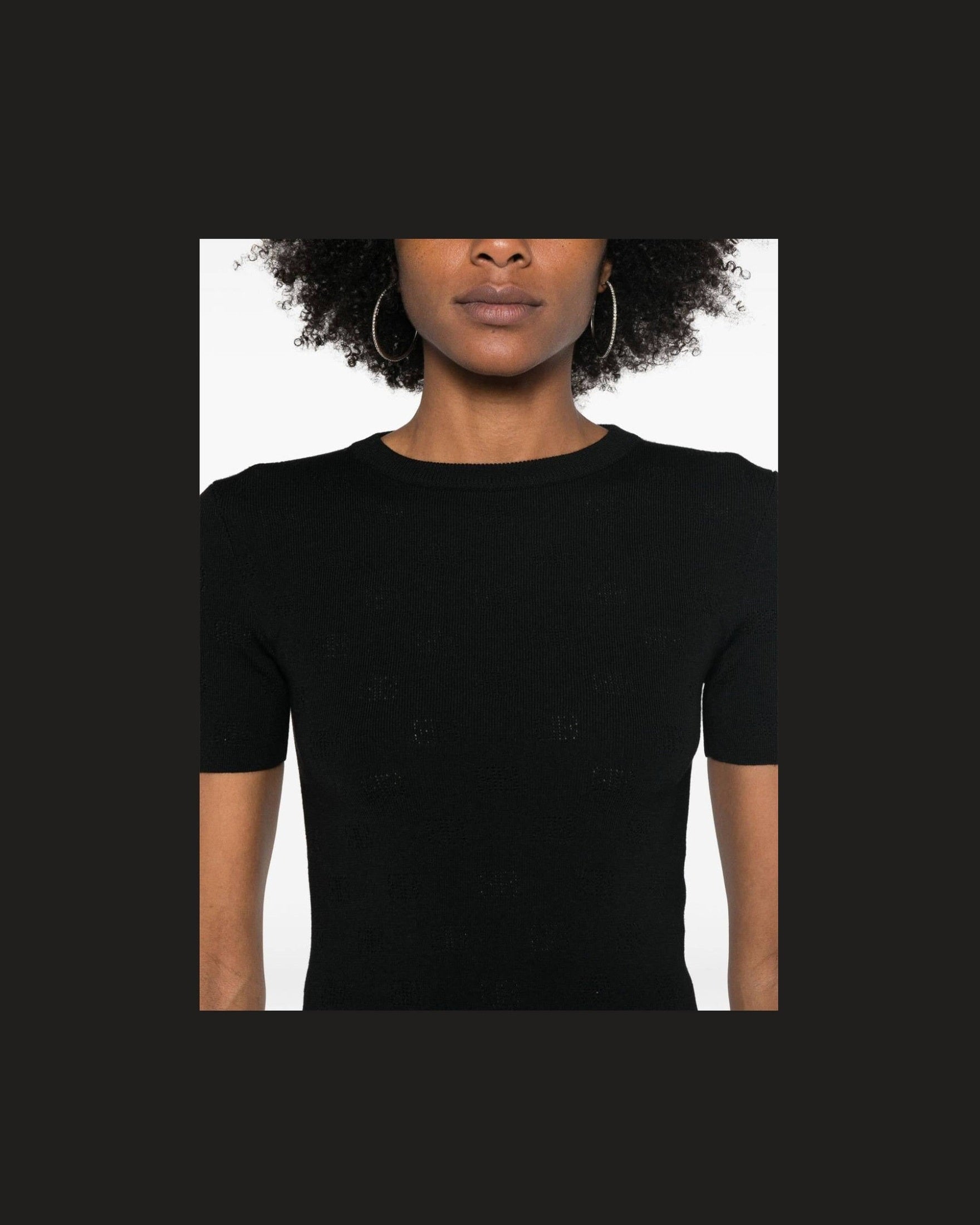 Balenciaga Black Sweater Glam Steals