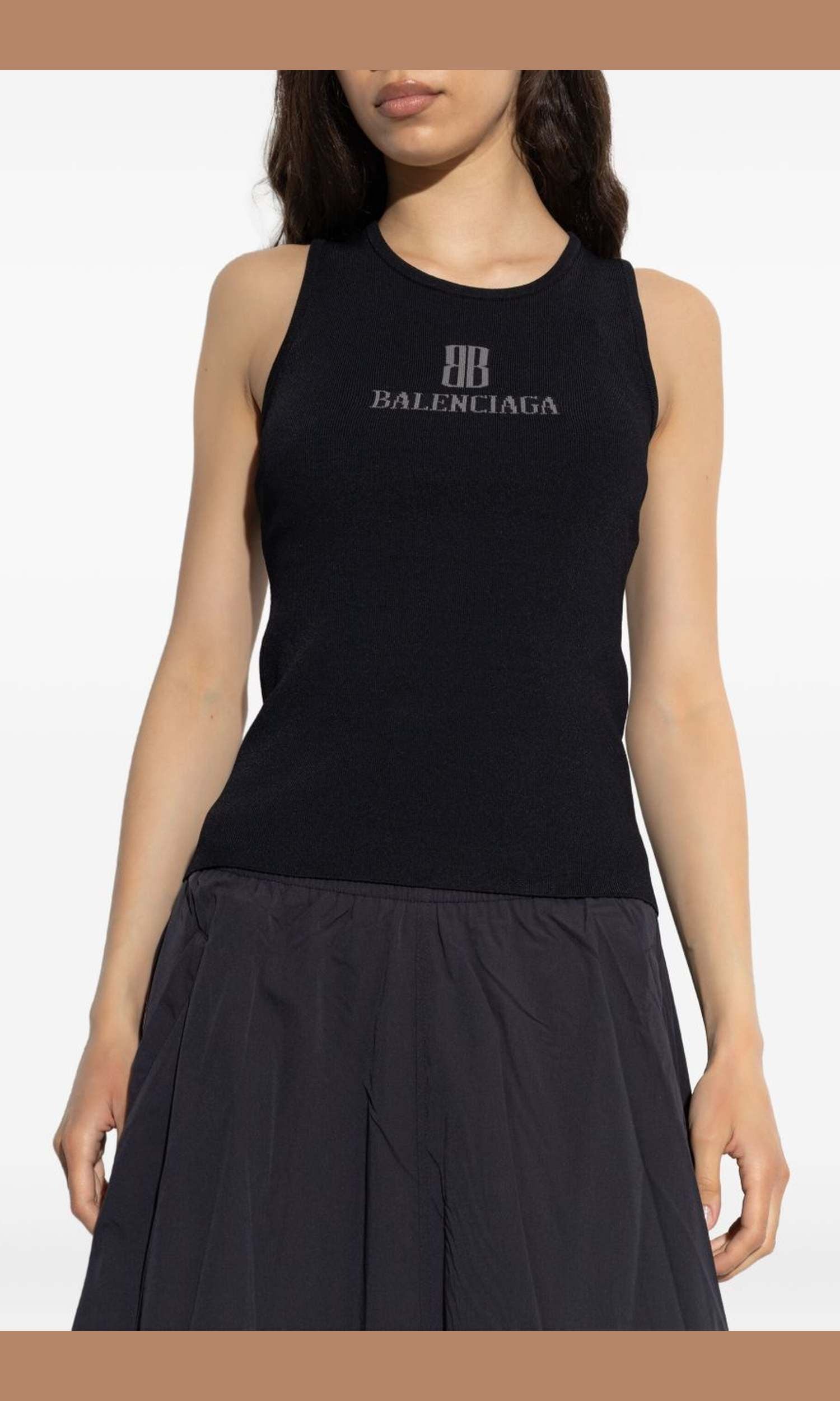 Balenciaga Black Top Glam Steals