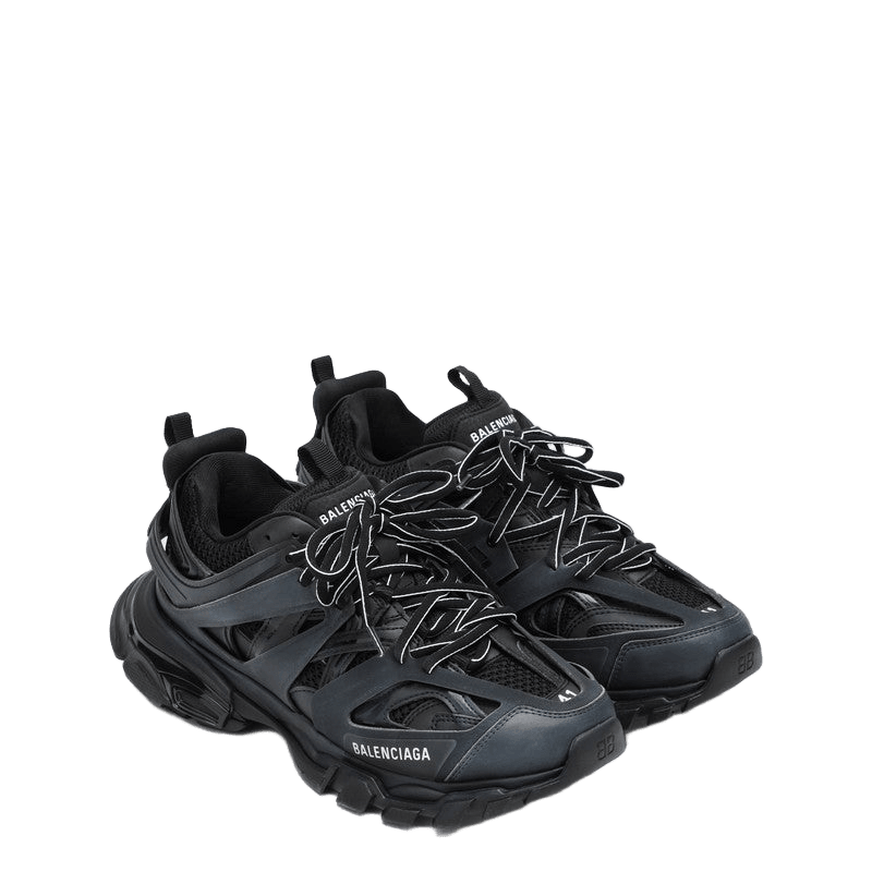 Balenciaga Black Track Sneakers Glam Steals