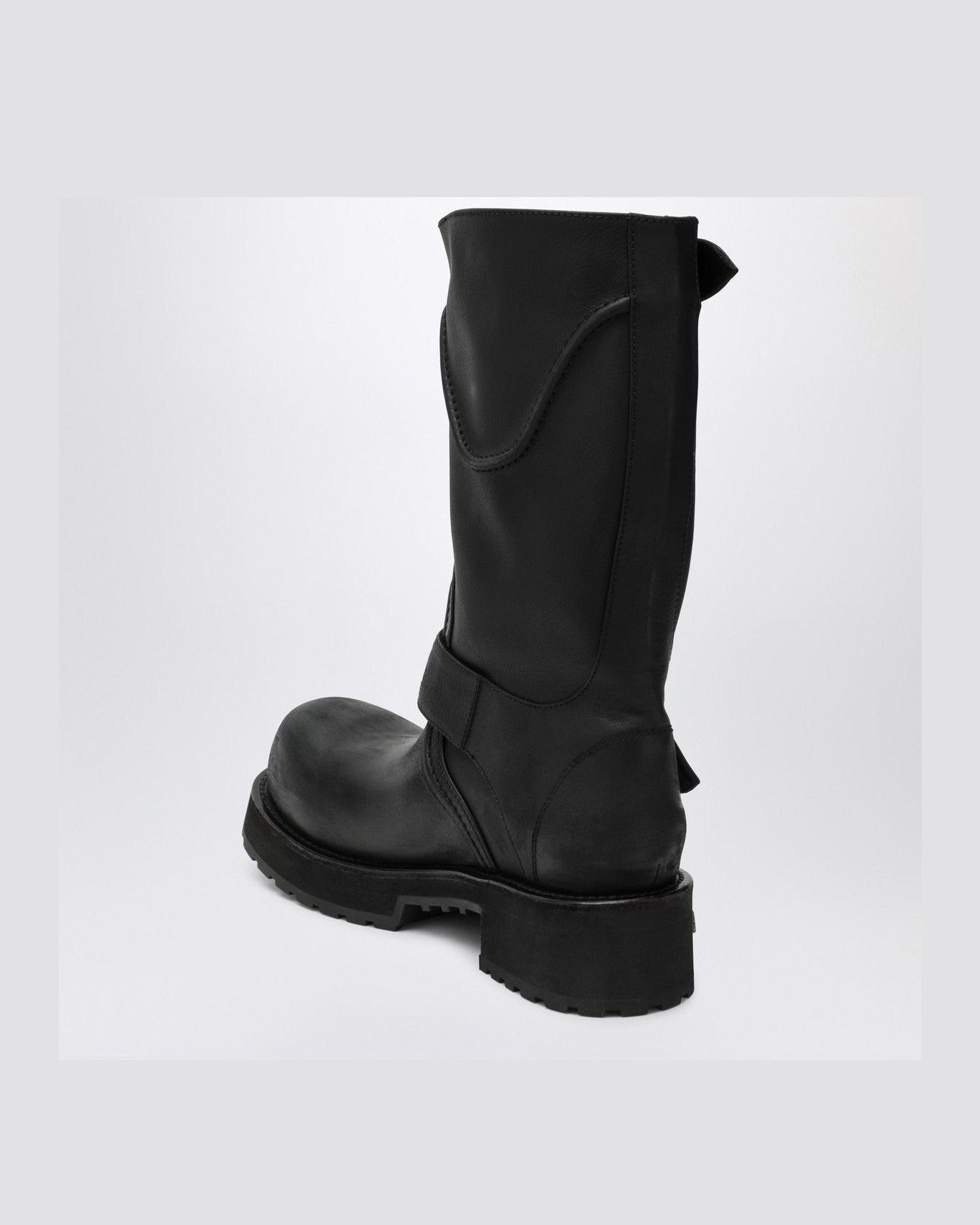 Balenciaga Black Venom Calfskin Boots Glam Steals