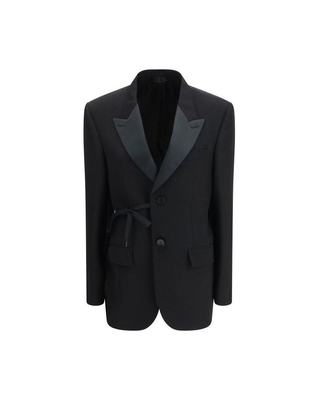 Balenciaga Black Wool Coat 