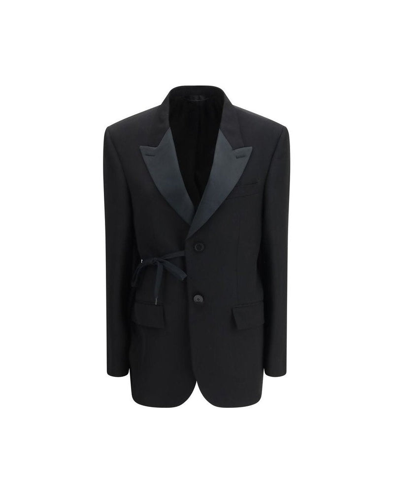 Balenciaga Black Wool Coat 