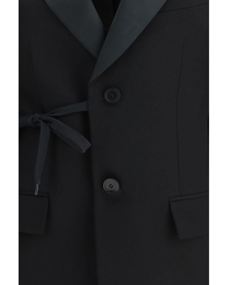 Balenciaga Black Wool Coat 
