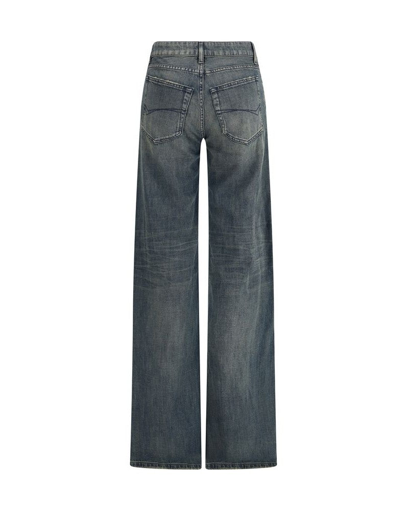 Balenciaga Blue Cotton Denim Jeans Glam Steals