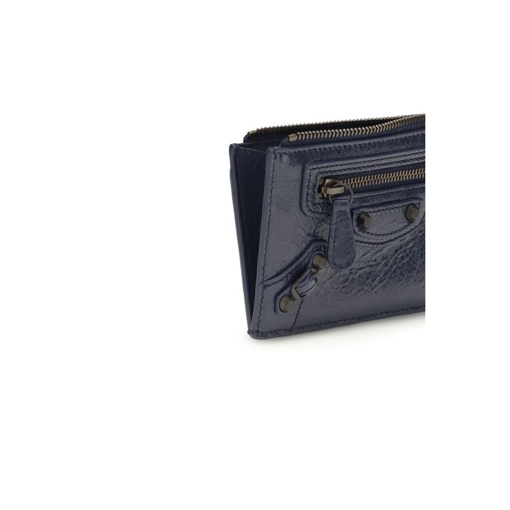 Balenciaga Blue Lamb Ovis Aries Wallet 
