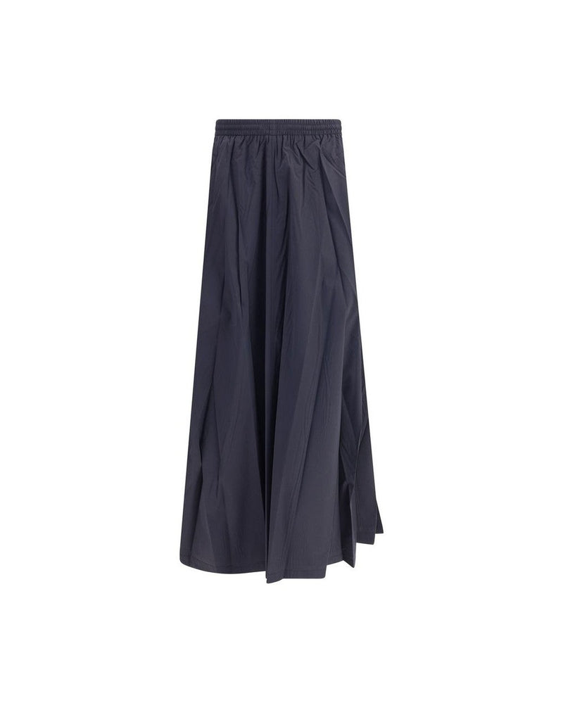 Balenciaga Blue Polyester Long Skirt Glam Steals