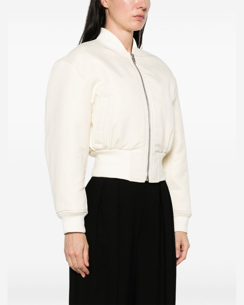 Balenciaga Cropped Bomber Jacket Glam Steals