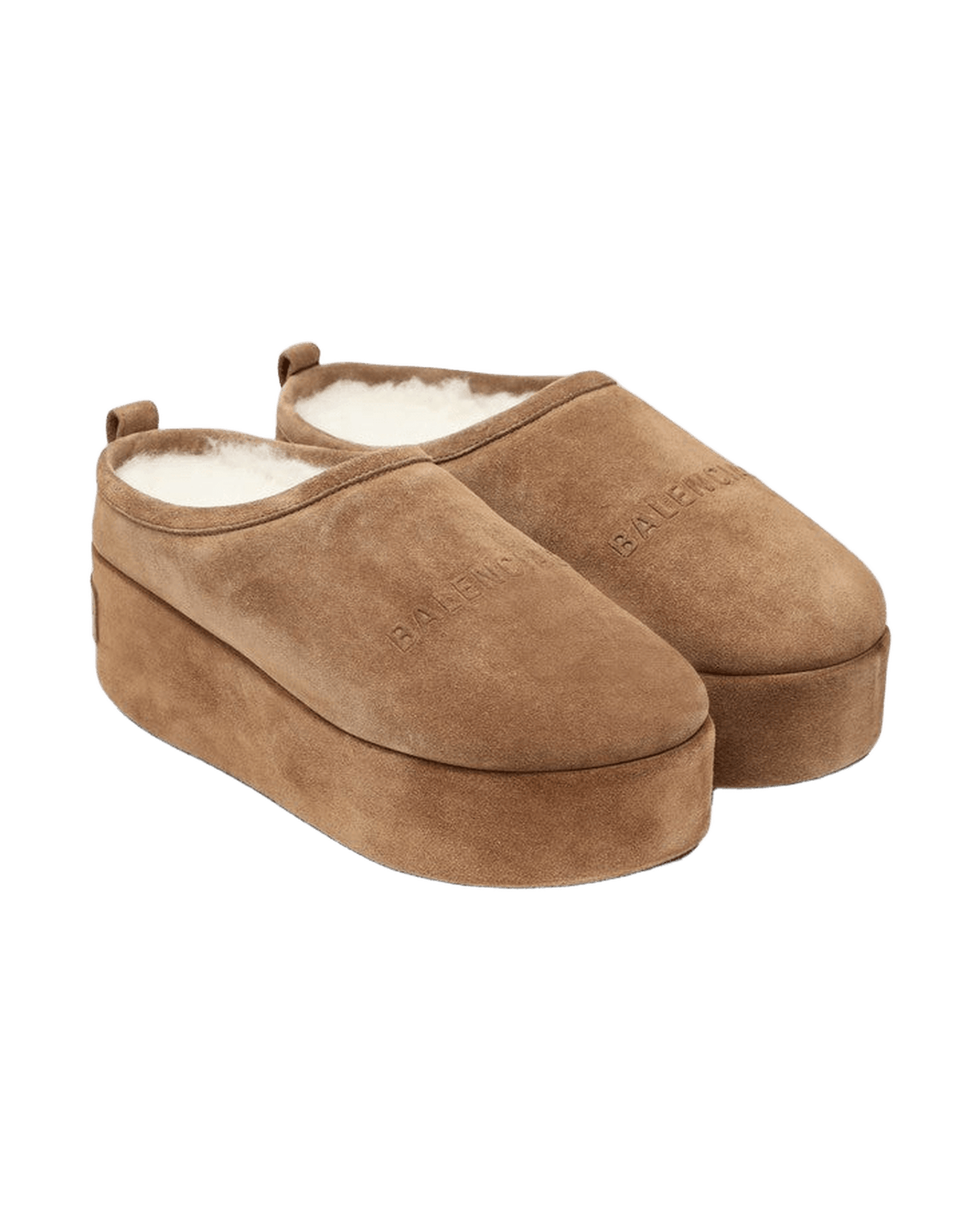 Balenciaga Brown Alaska Soft Platform Clogs Glam Steals