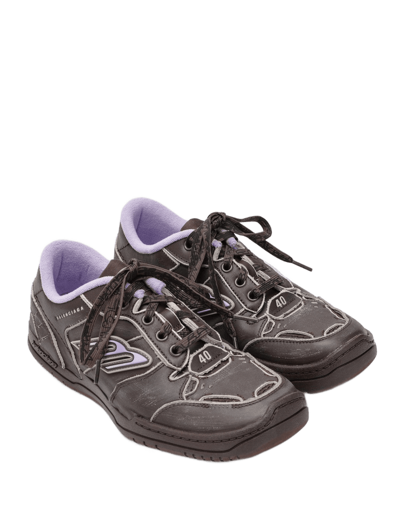 Balenciaga Brown Hamptons Worn Out Sneakers Glam Steals