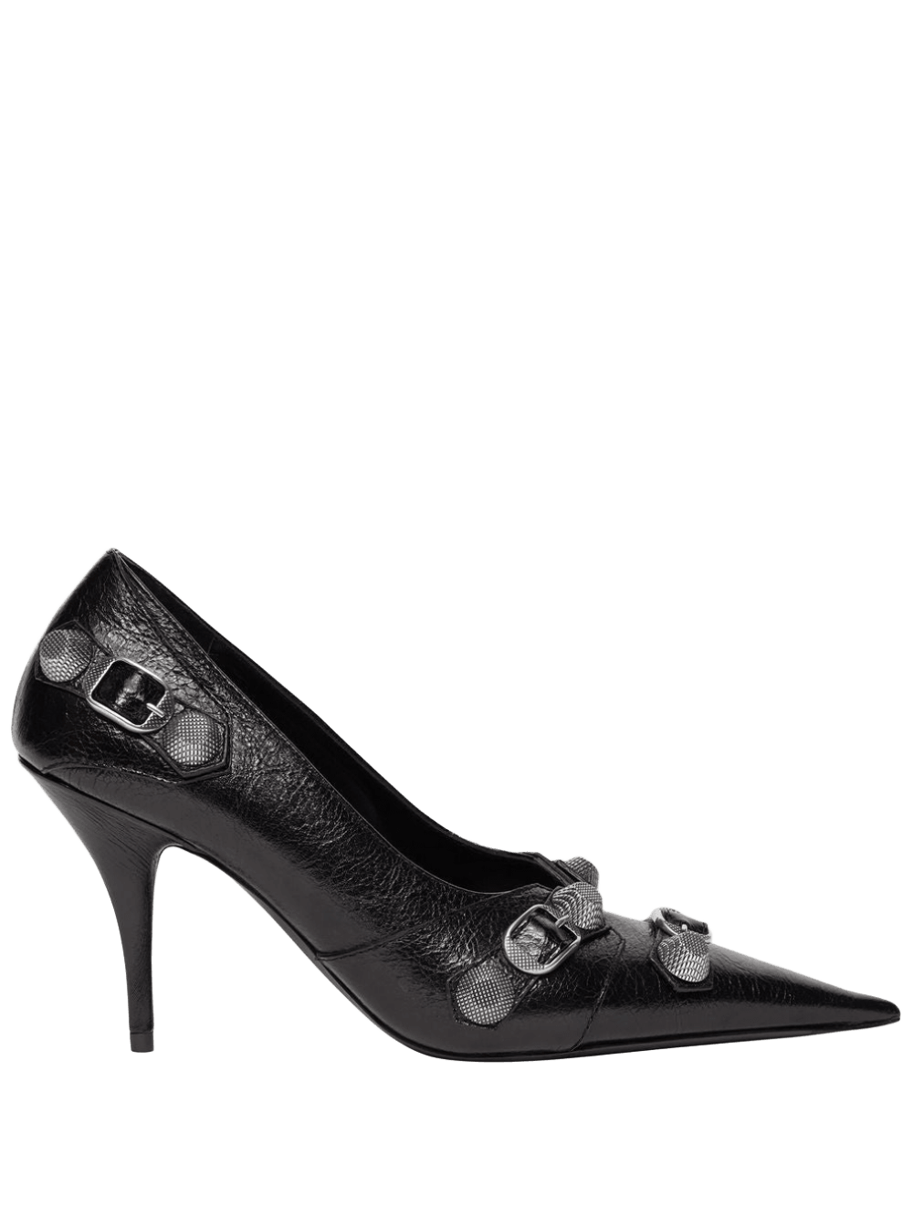 Balenciaga Cagole 90mm Cracked Heel Pumps Glam Steals
