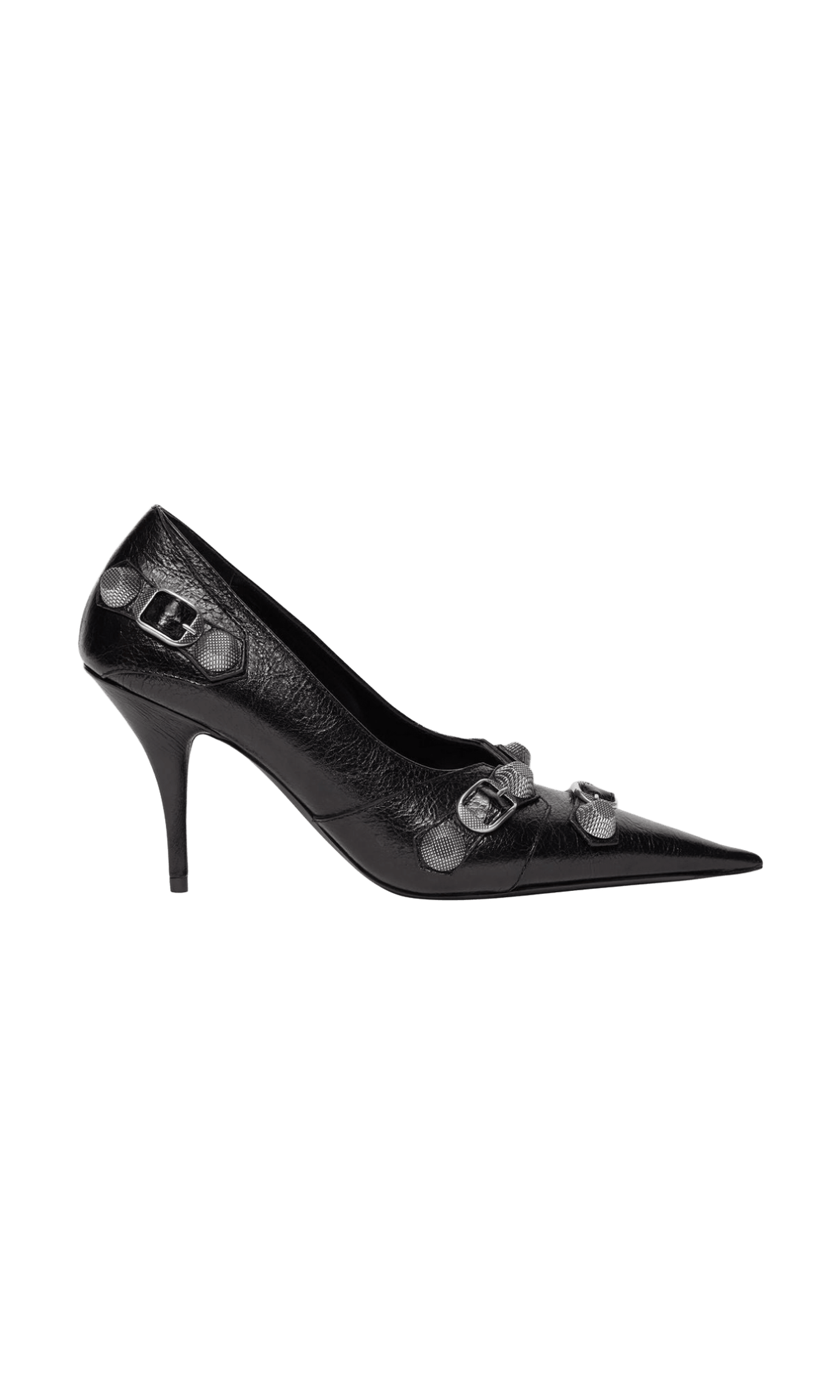 Balenciaga Cagole 90mm Cracked Heel Pumps Glam Steals