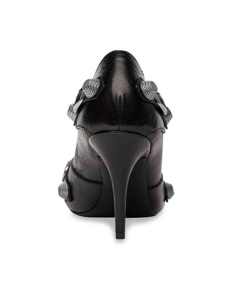 Balenciaga Cagole 90mm Cracked Heel Pumps Glam Steals