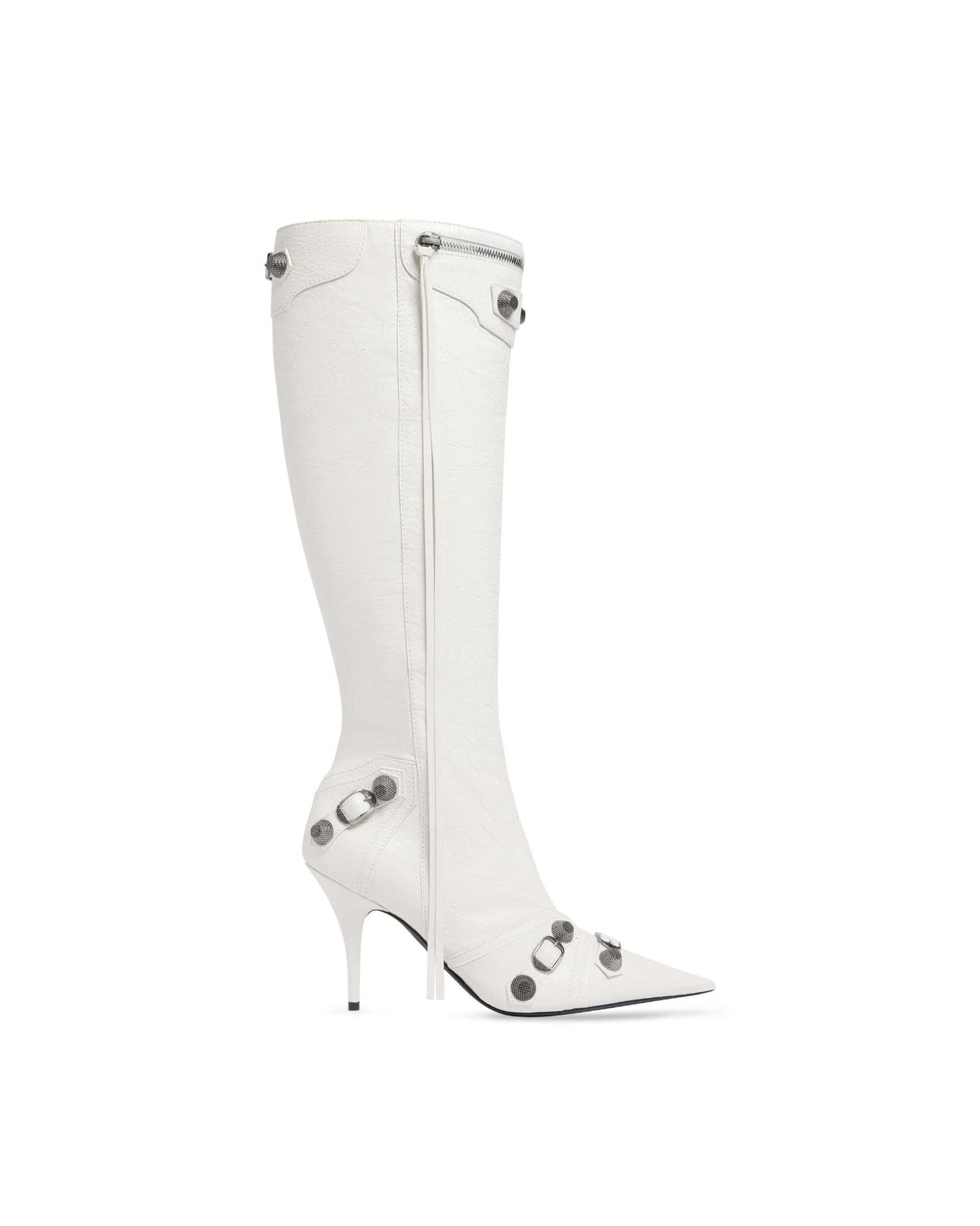Balenciaga Cagole 90mm Knee High Boots Glam Steals