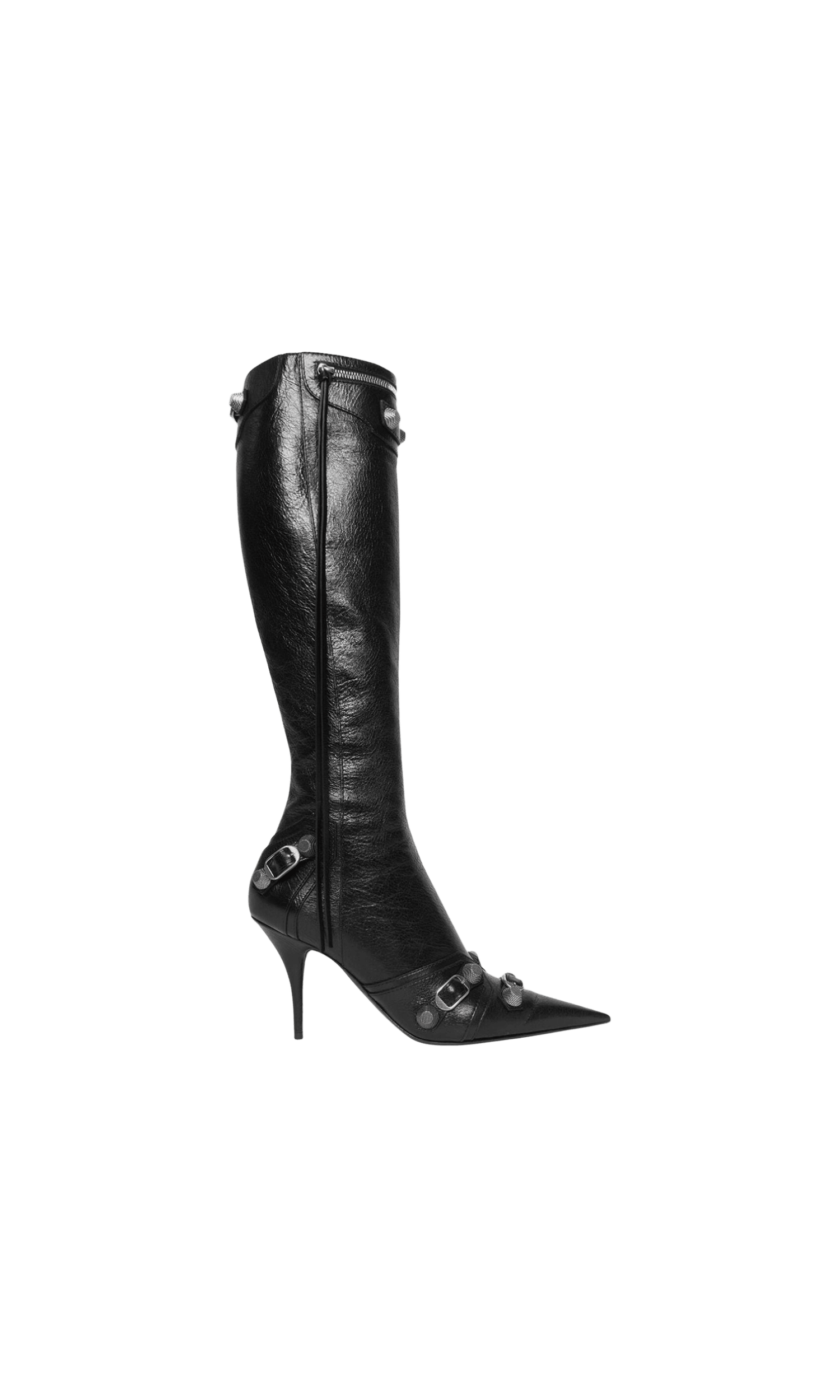 Balenciaga Cagole 90mm Knee High Boots Glam Steals