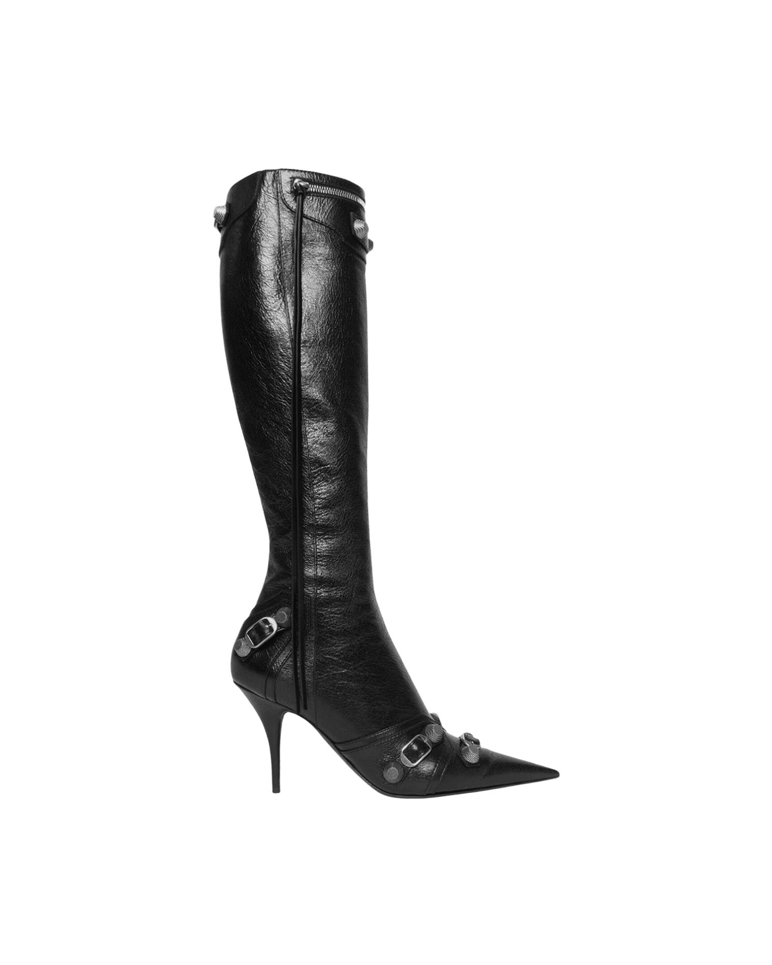 Balenciaga Cagole 90mm Knee High Boots Glam Steals