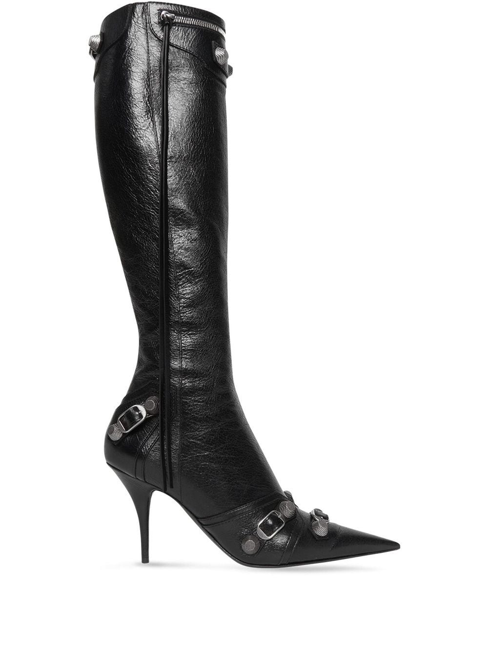 Balenciaga Cagole 90mm Knee High Boots Glam Steals