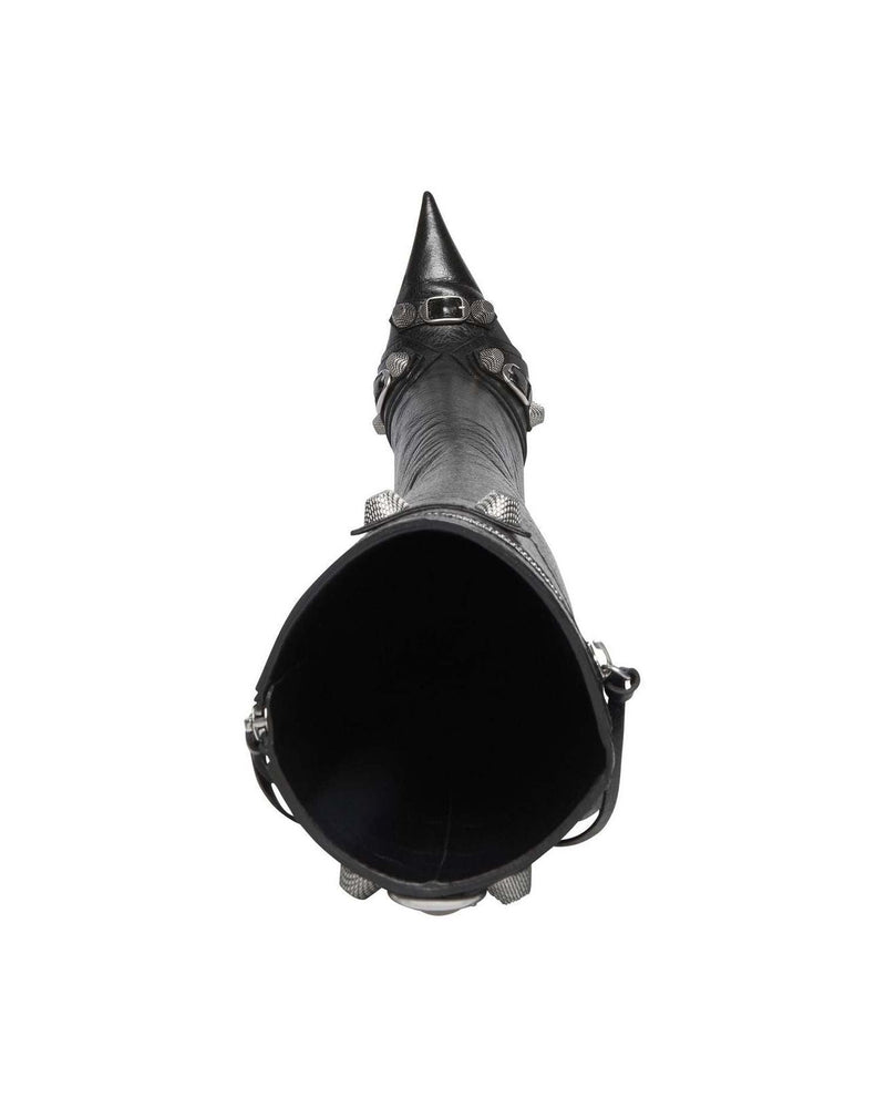 Balenciaga Cagole 90mm Knee High Boots Glam Steals