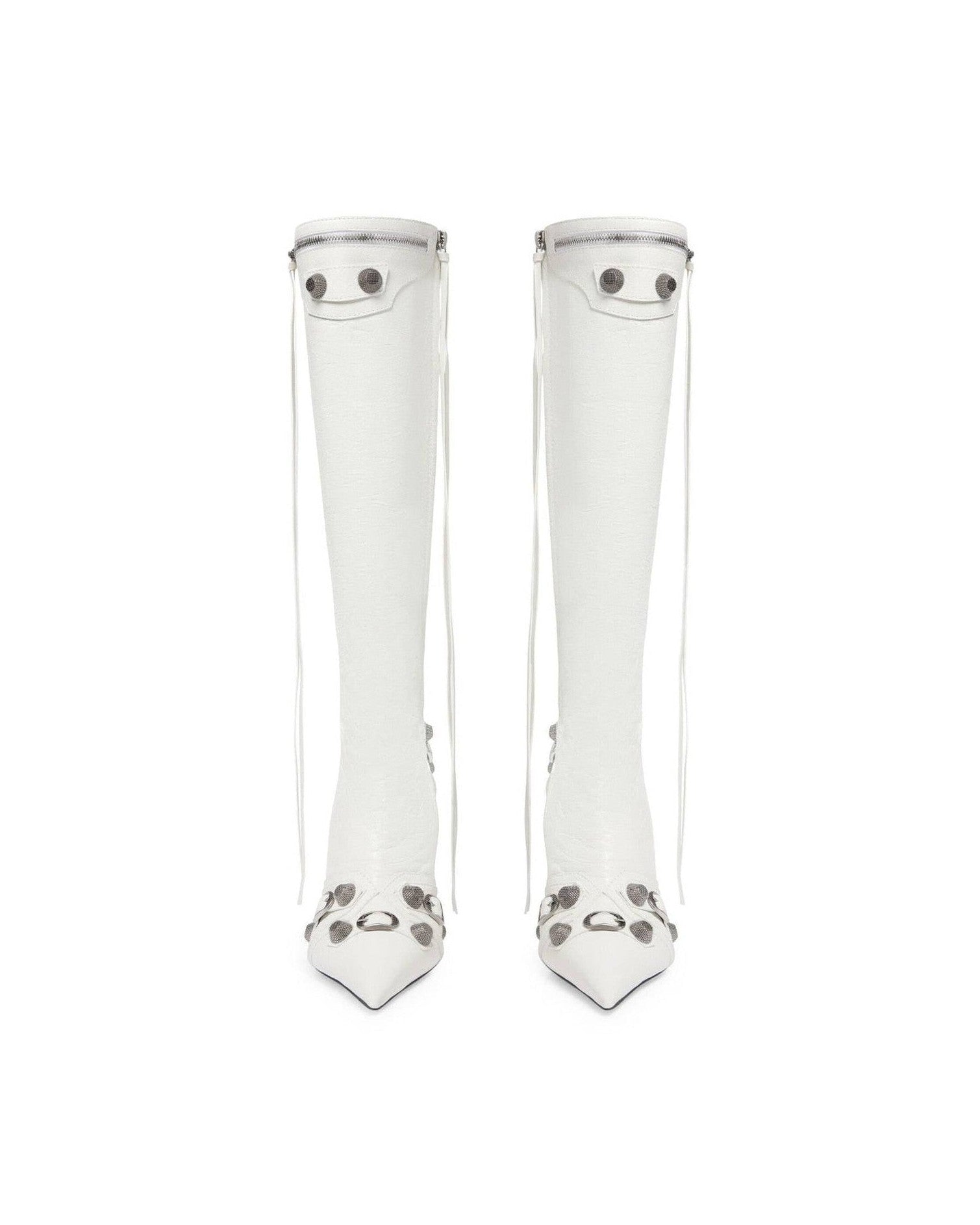 Balenciaga Cagole 90mm Knee High Boots Glam Steals