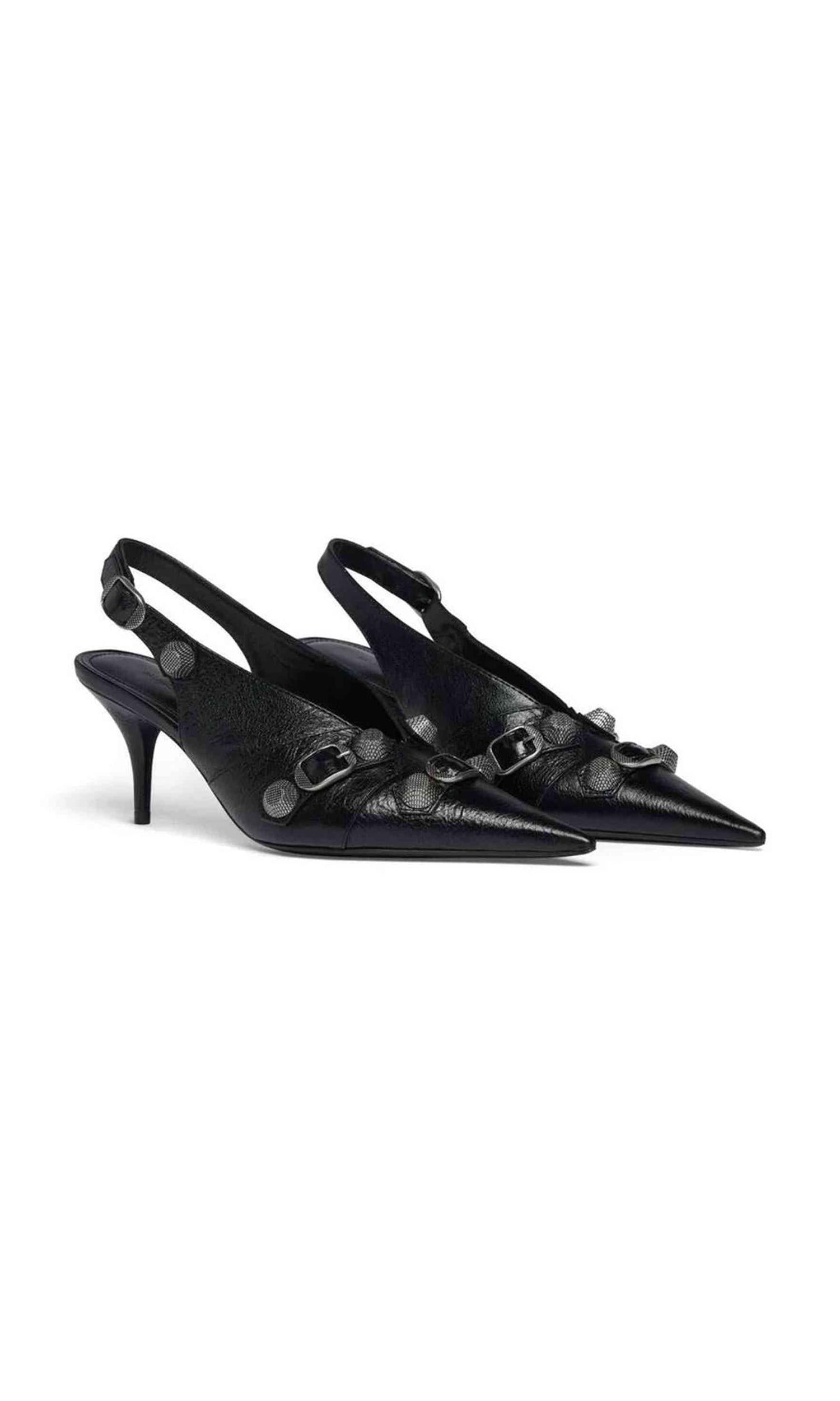 Balenciaga Cagole Slingback Pumps Glam Steals