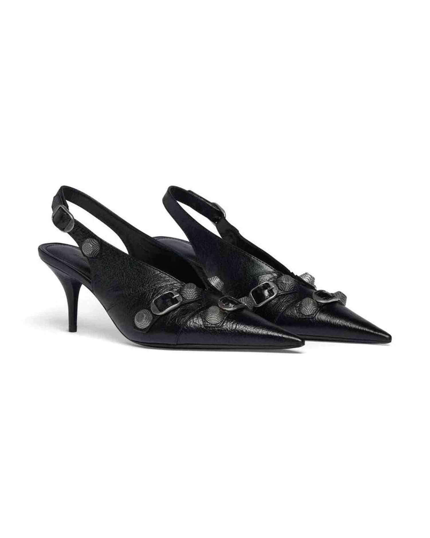 Balenciaga Cagole Slingback Pumps Glam Steals