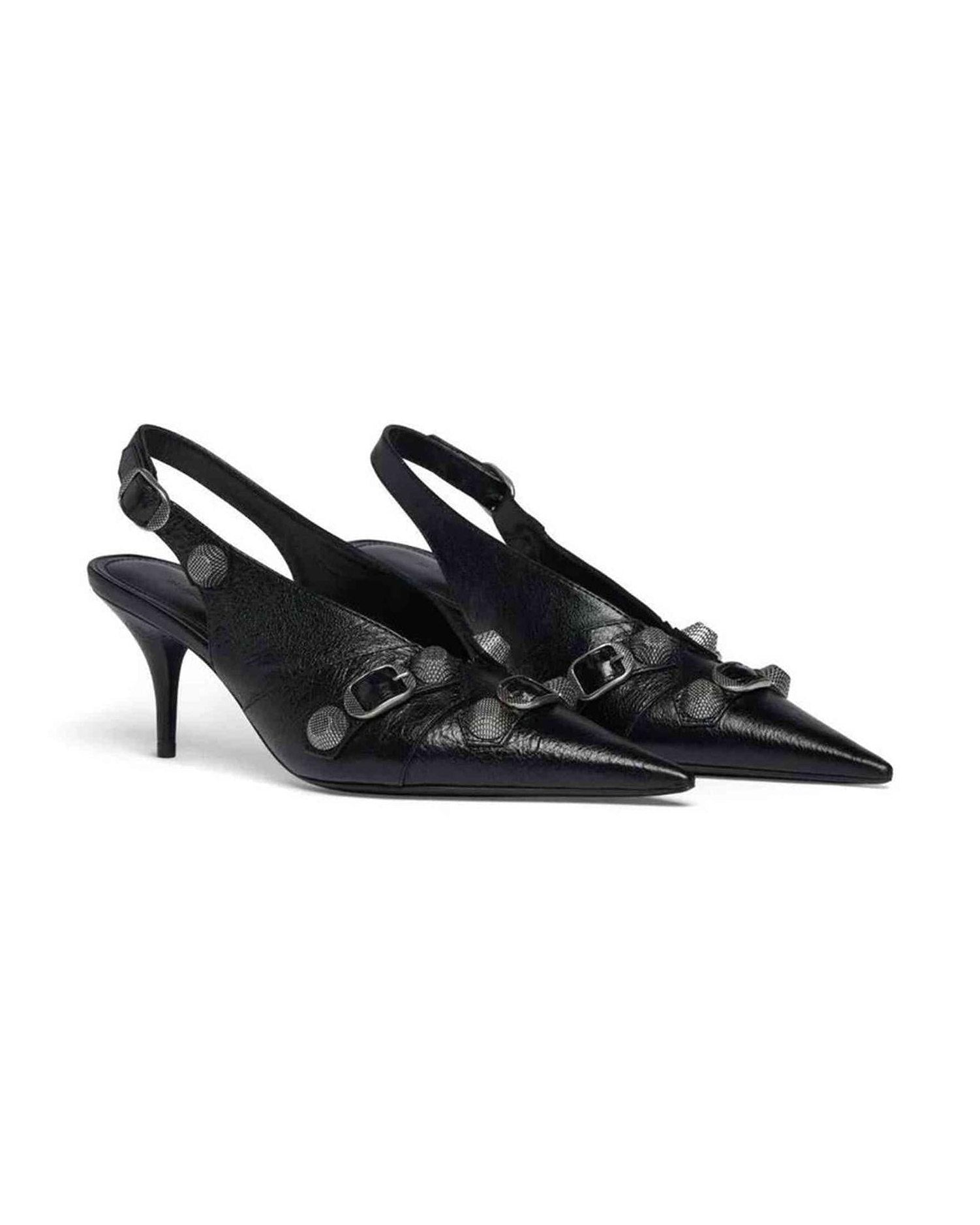 Balenciaga Cagole Slingback Pumps Glam Steals
