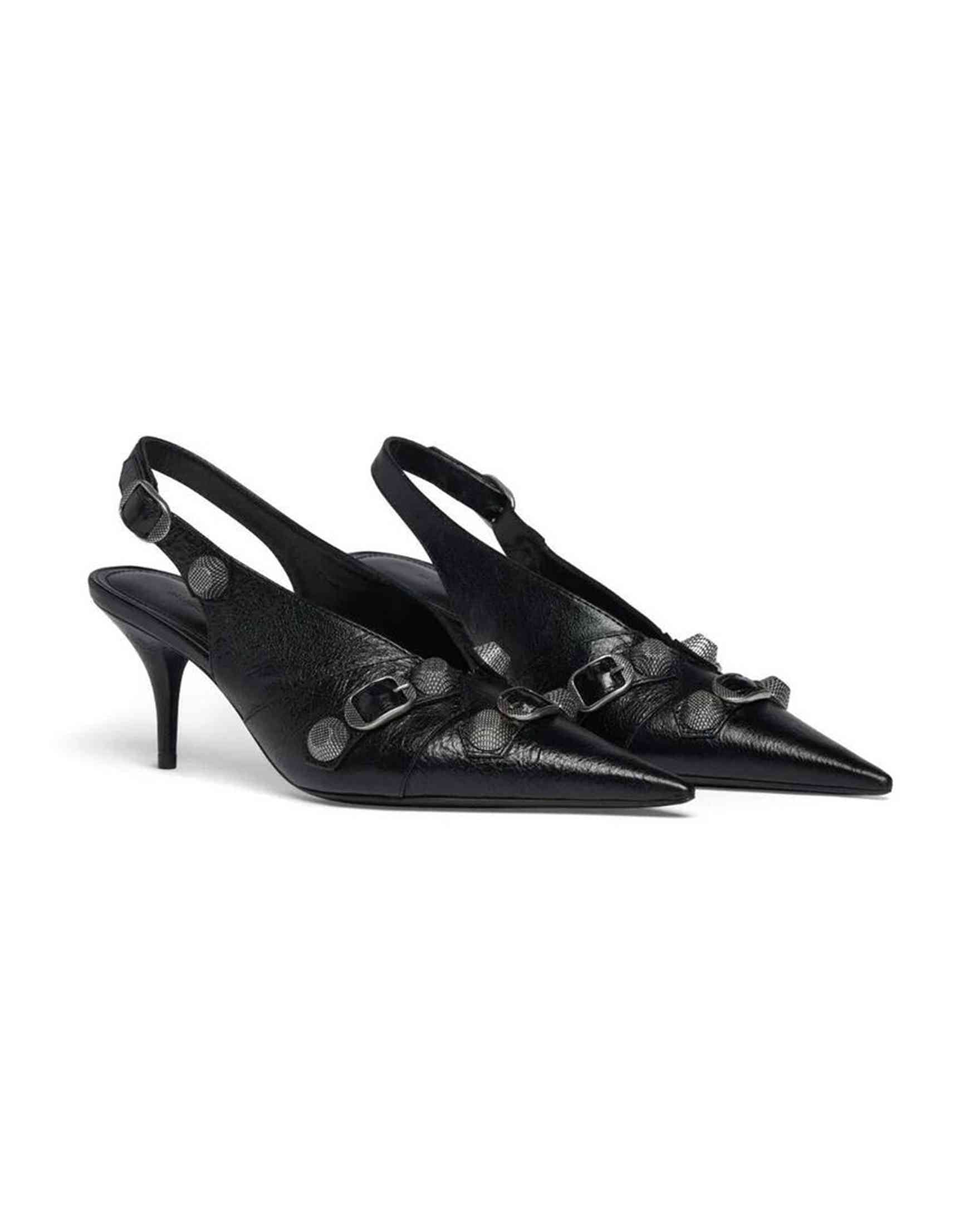 Balenciaga Cagole Slingback Pumps Glam Steals