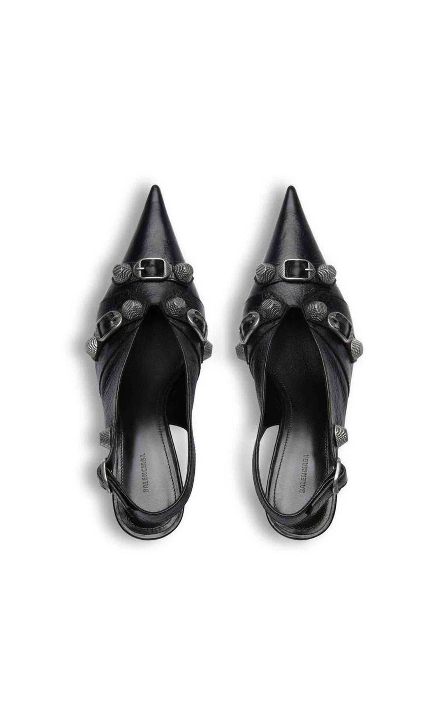 Balenciaga Cagole Slingback Pumps Glam Steals
