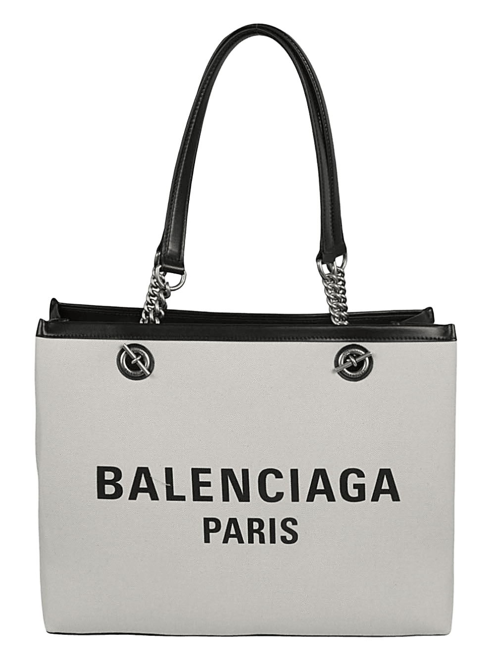Balenciaga Canvas Logo Print Tote Bag Glam Steals