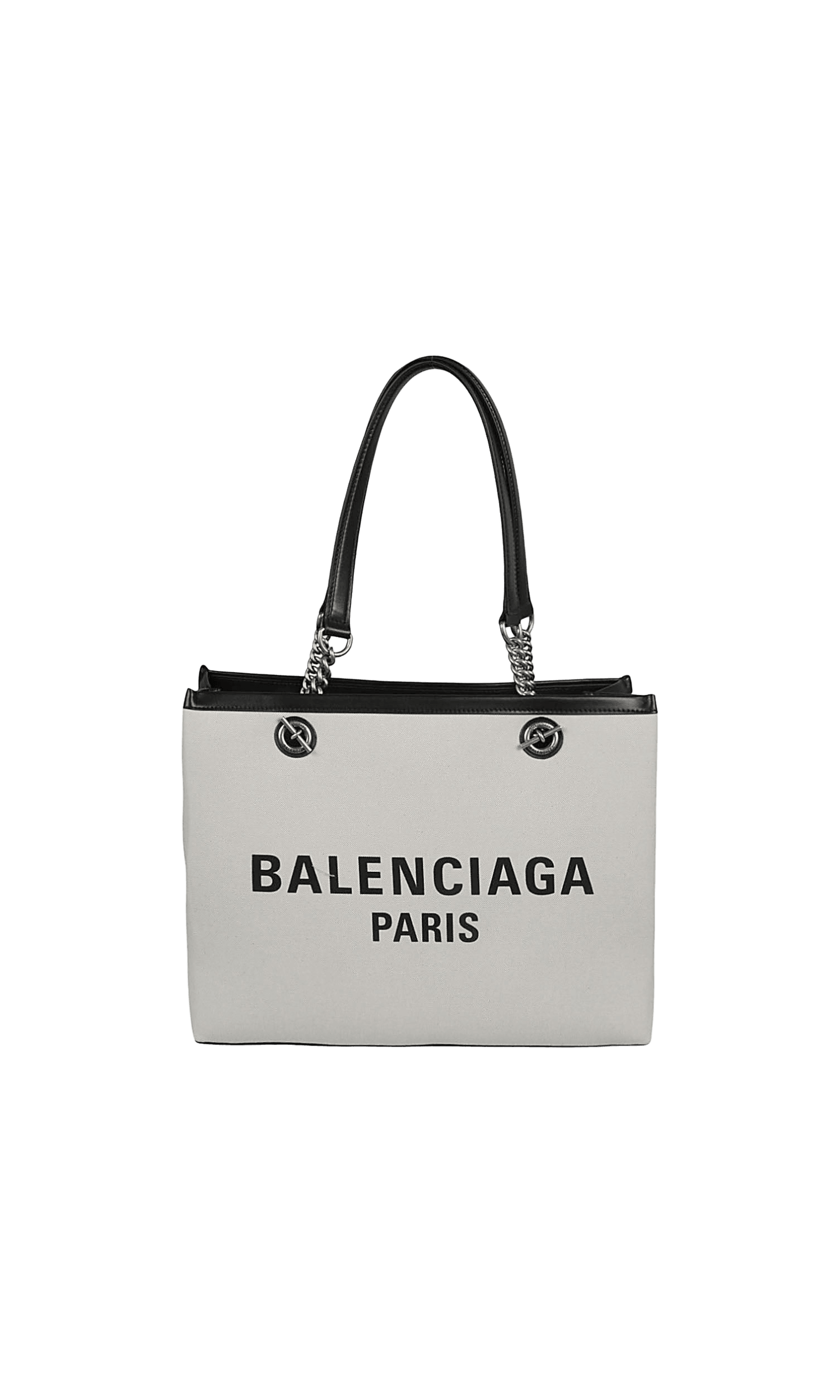 Balenciaga Canvas Logo Print Tote Bag Glam Steals