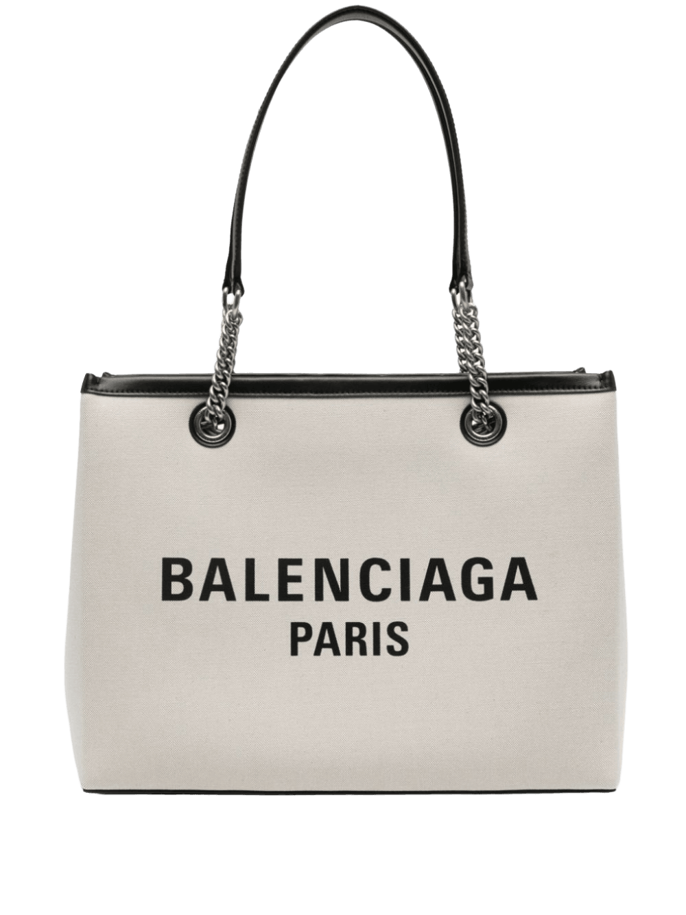Balenciaga Canvas Logo Print Tote Bag Glam Steals