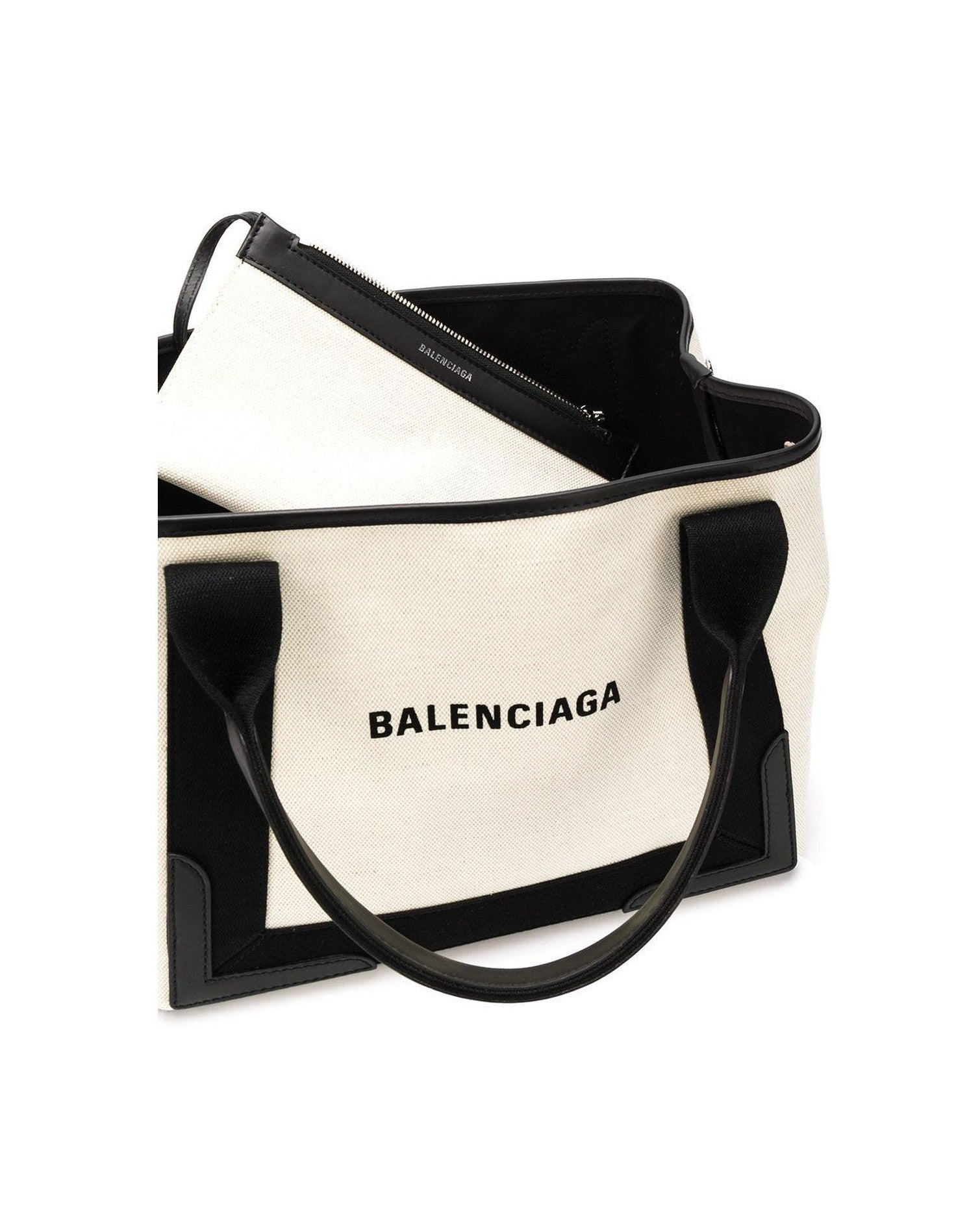Balenciaga Canvas Tote with Removable Pouch Glam Steals
