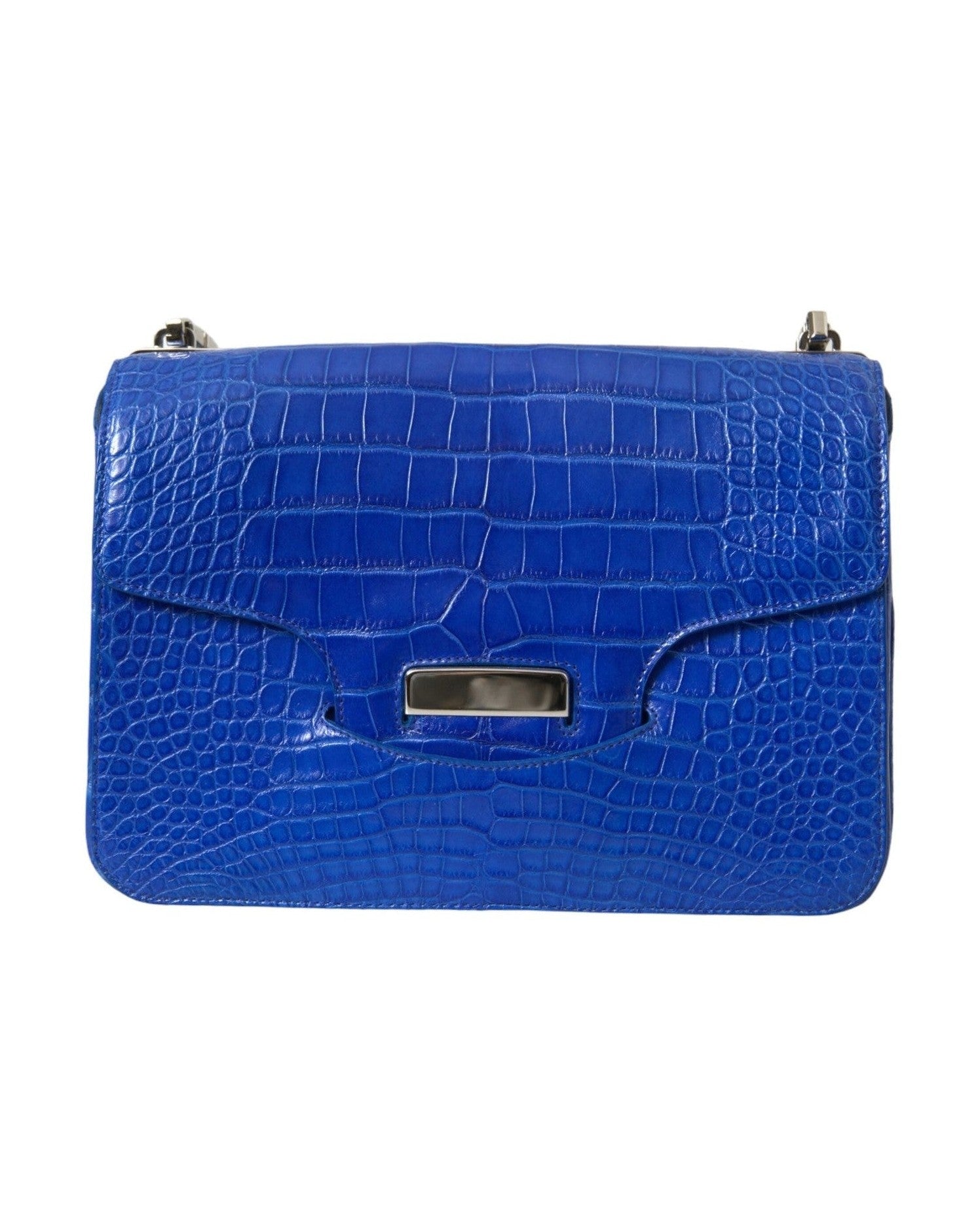 Balenciaga Chic Alligator Skin Chain Shoulder Bag Glam Steals
