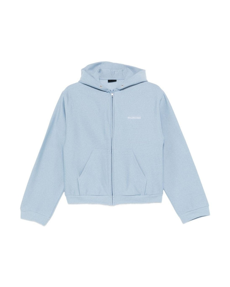 Balenciaga Clear Blue Sweater Glam Steals