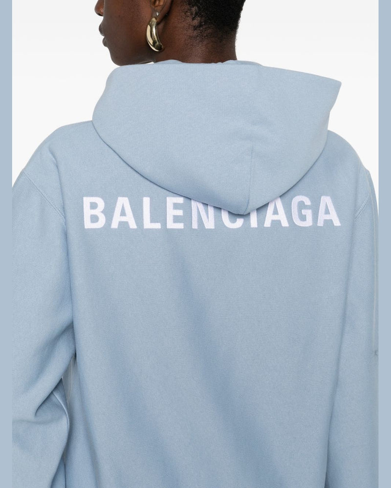 Balenciaga Clear Blue Sweater Glam Steals
