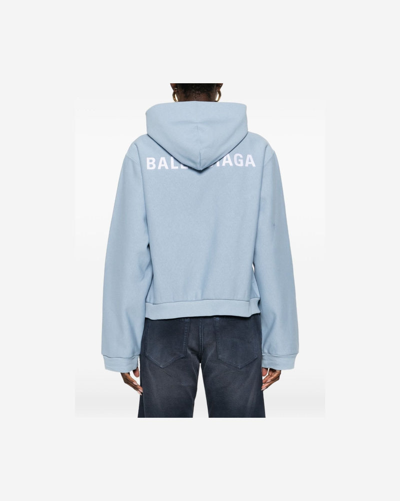 Balenciaga Clear Blue Sweater Glam Steals