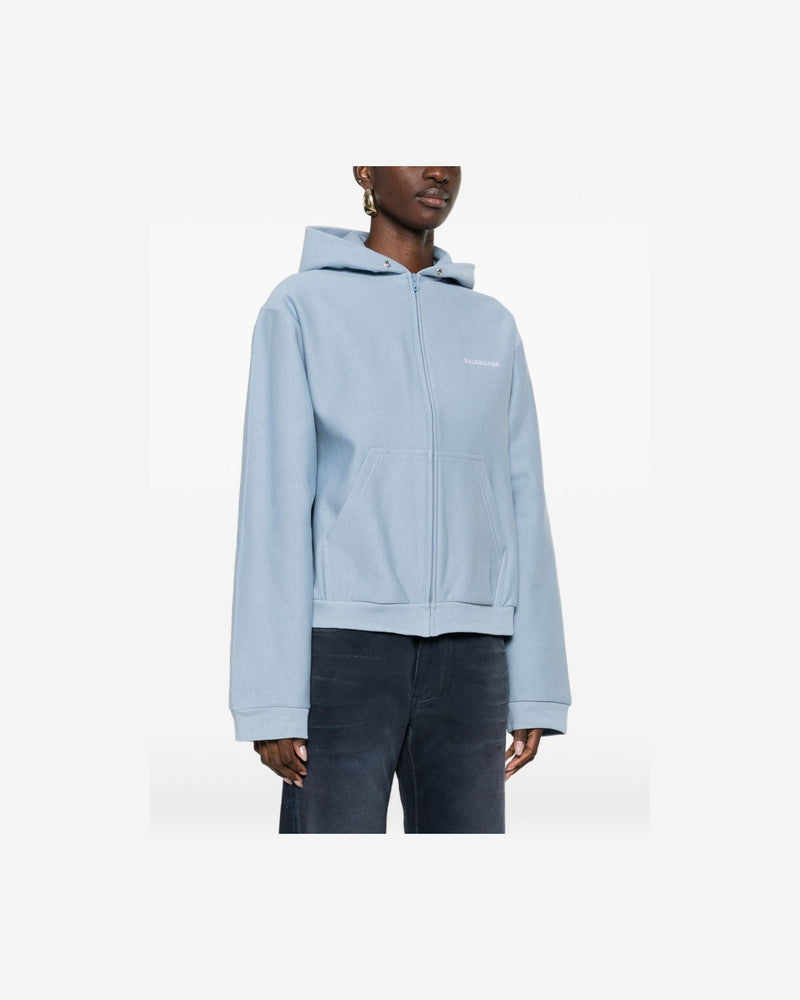 Balenciaga Clear Blue Sweater Glam Steals