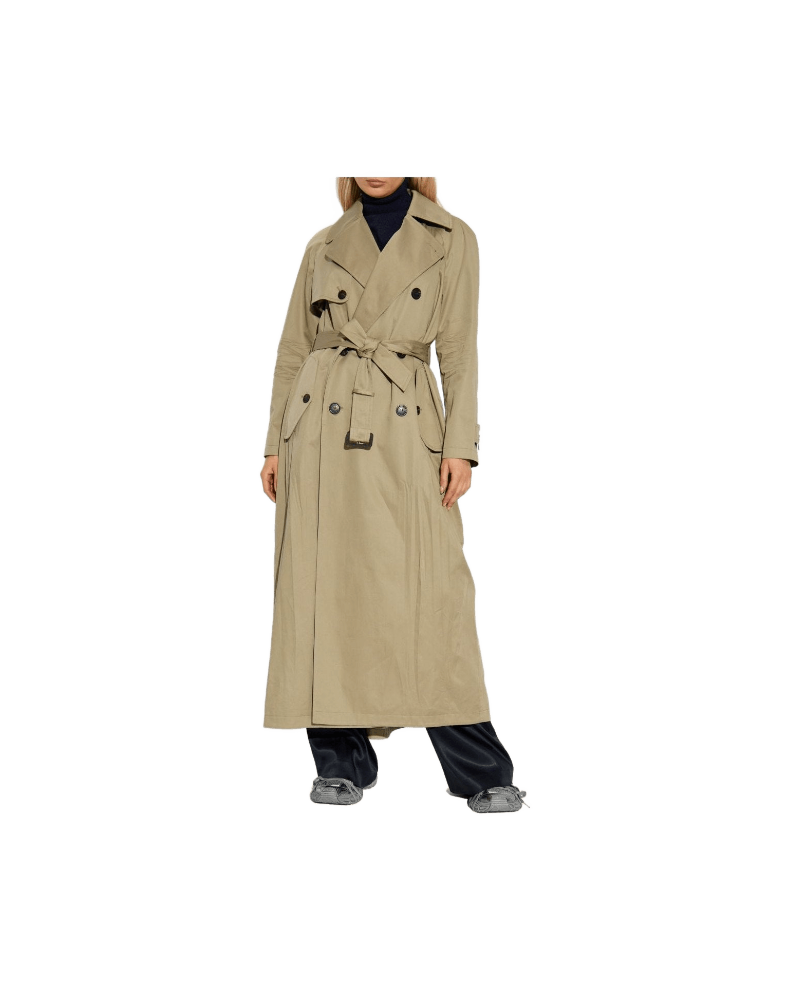 Balenciaga Beige Coat Glam Steals