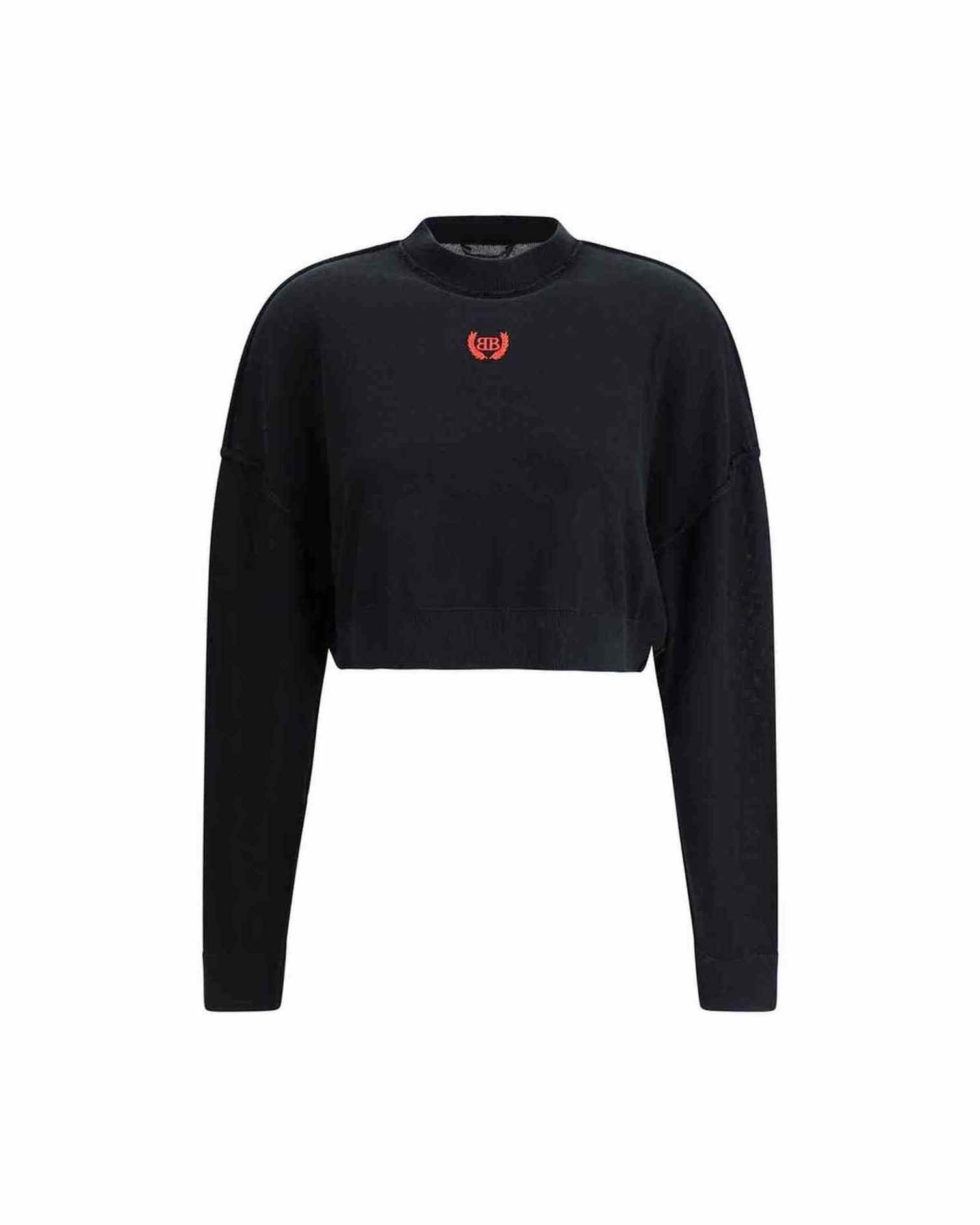Balenciaga Cropped Sweater Glam Steals