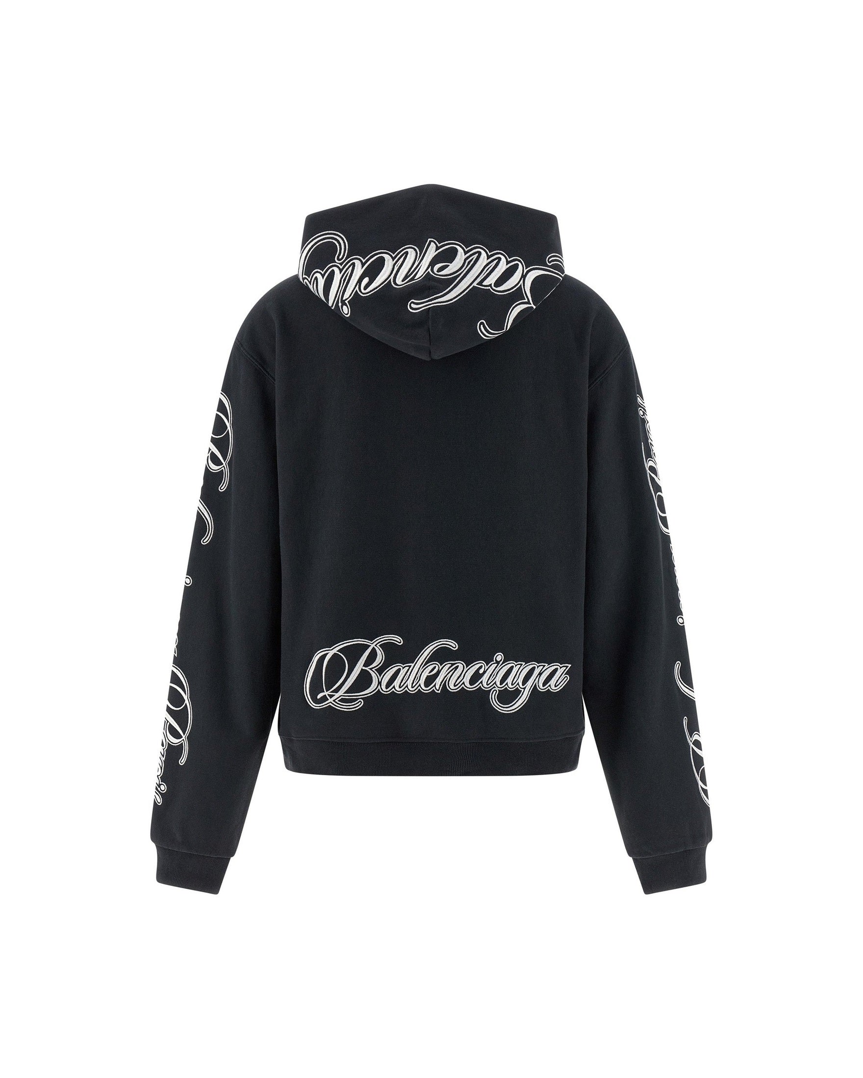 Balenciaga Cursive Hoodie Glam Steals