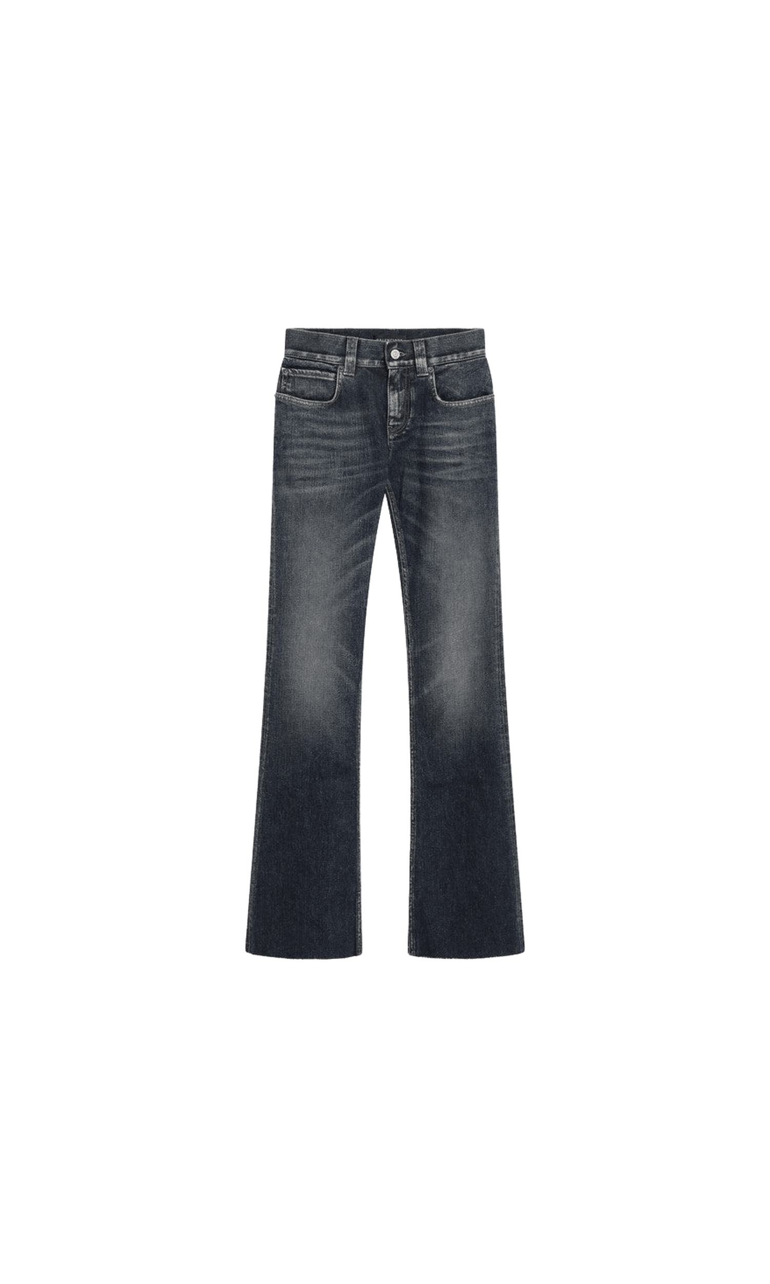 Balenciaga Dark Blue Bootcut Slim Fit Jeans Glam Steals