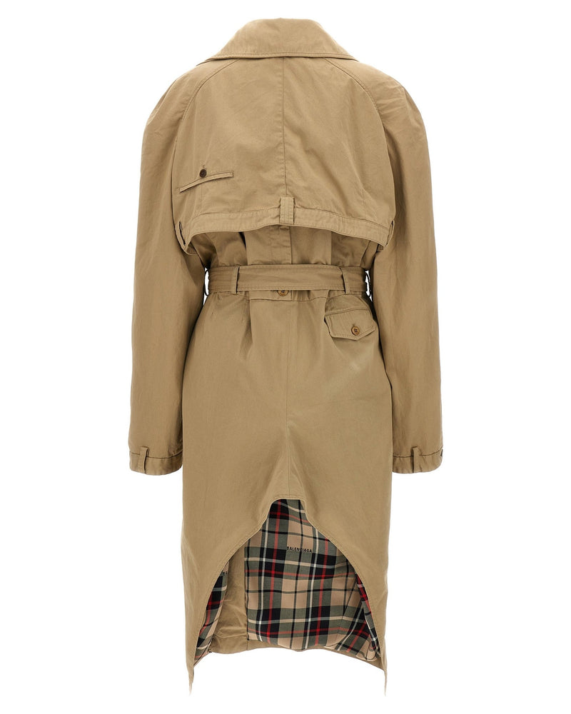 Balenciaga Deconstructed Trench Coat Glam Steals