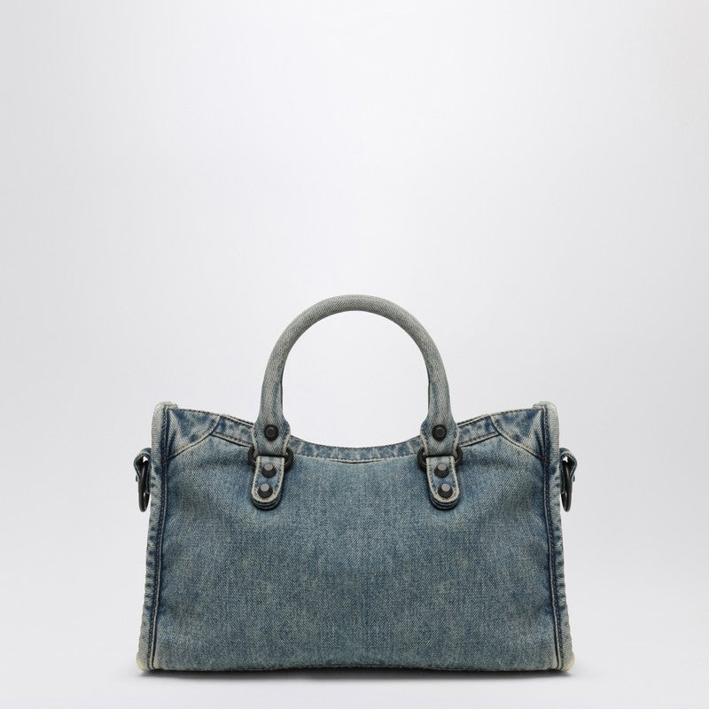 Balenciaga Denim Borsa Le City Piccola Glam Steals
