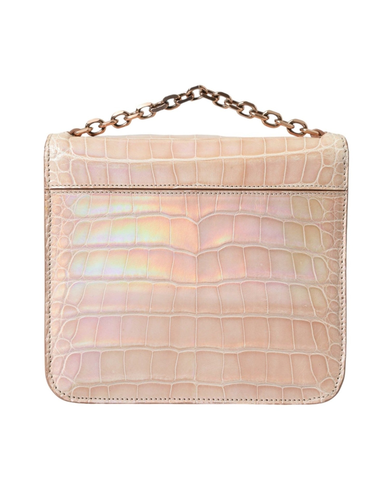 Balenciaga Elegant Mini Chain Clutch For Evening Beige Elegance Glam Steals