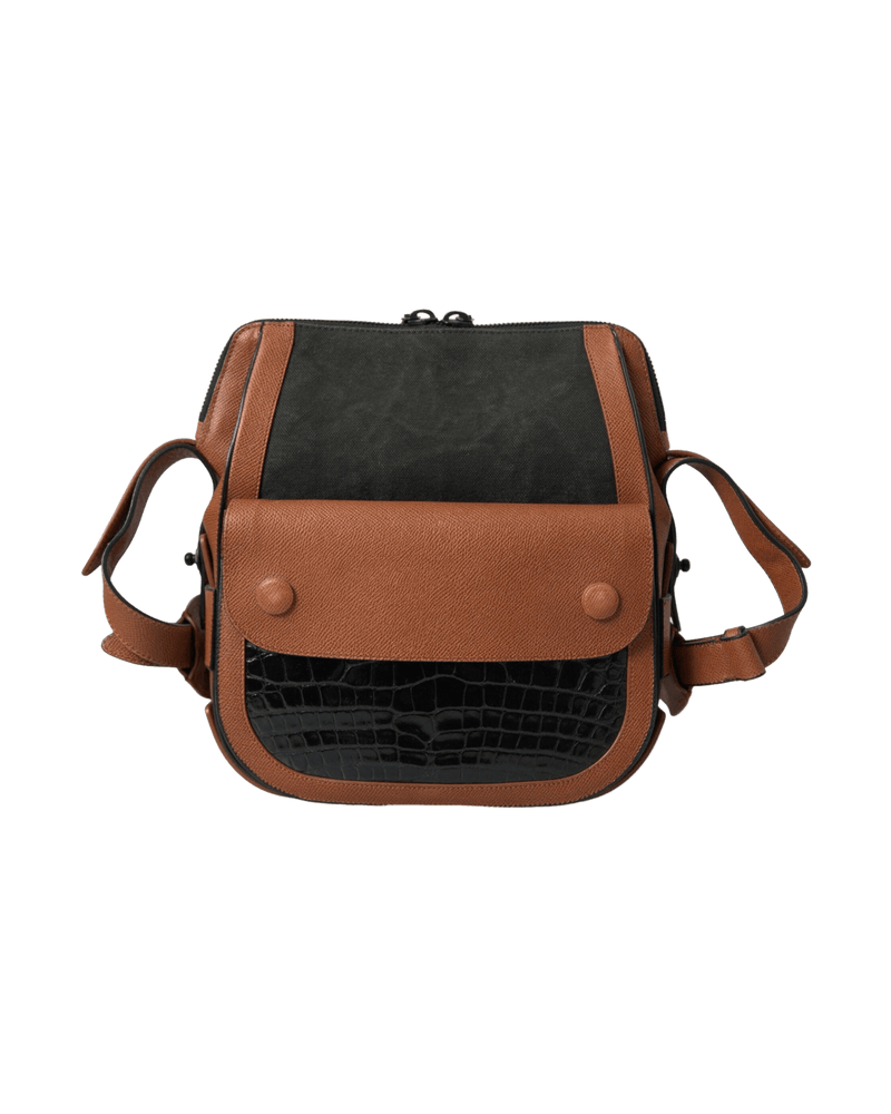 Balenciaga Elegant Crocodile Leather Crossbody Bag Glam Steals