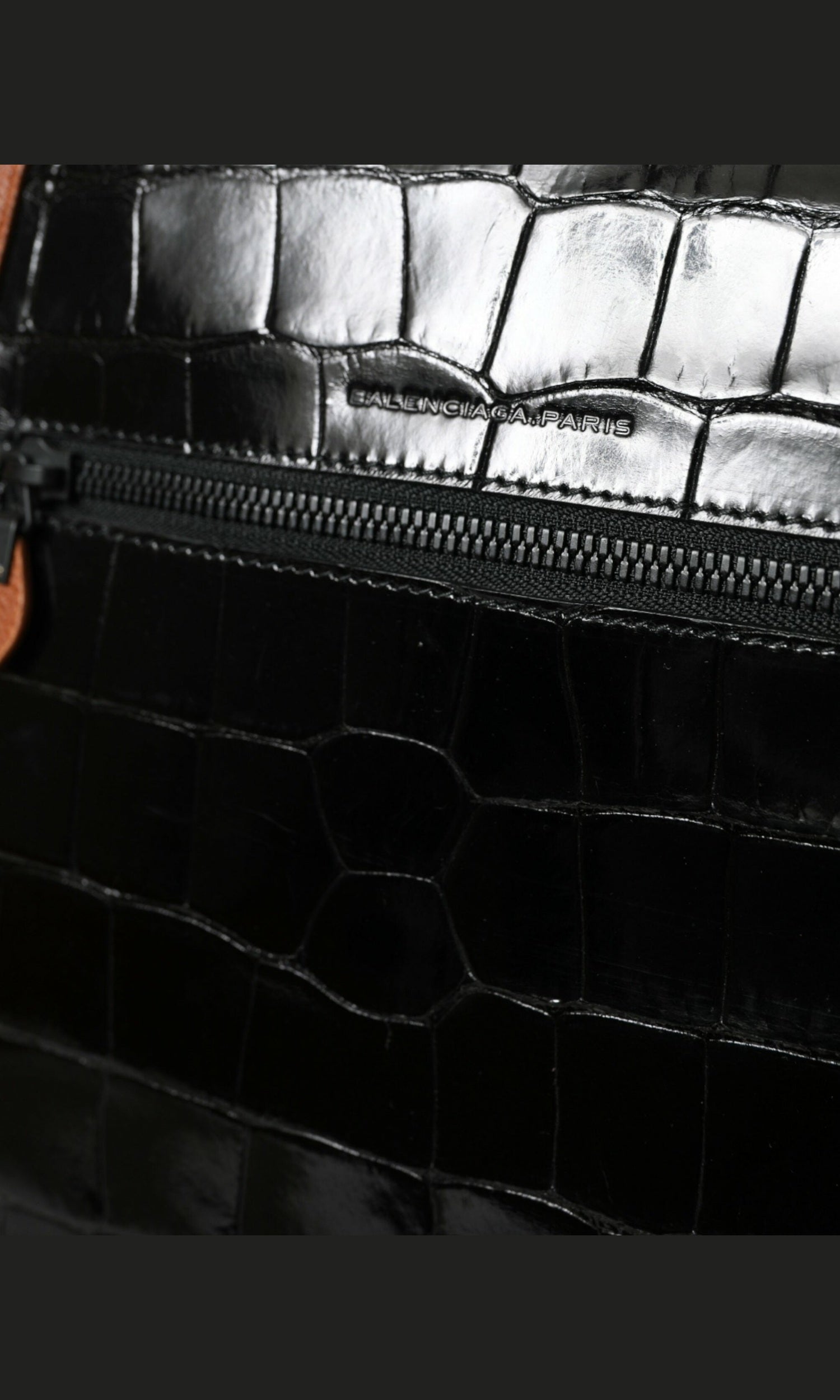 Balenciaga Elegant Crocodile Leather Crossbody Bag Glam Steals