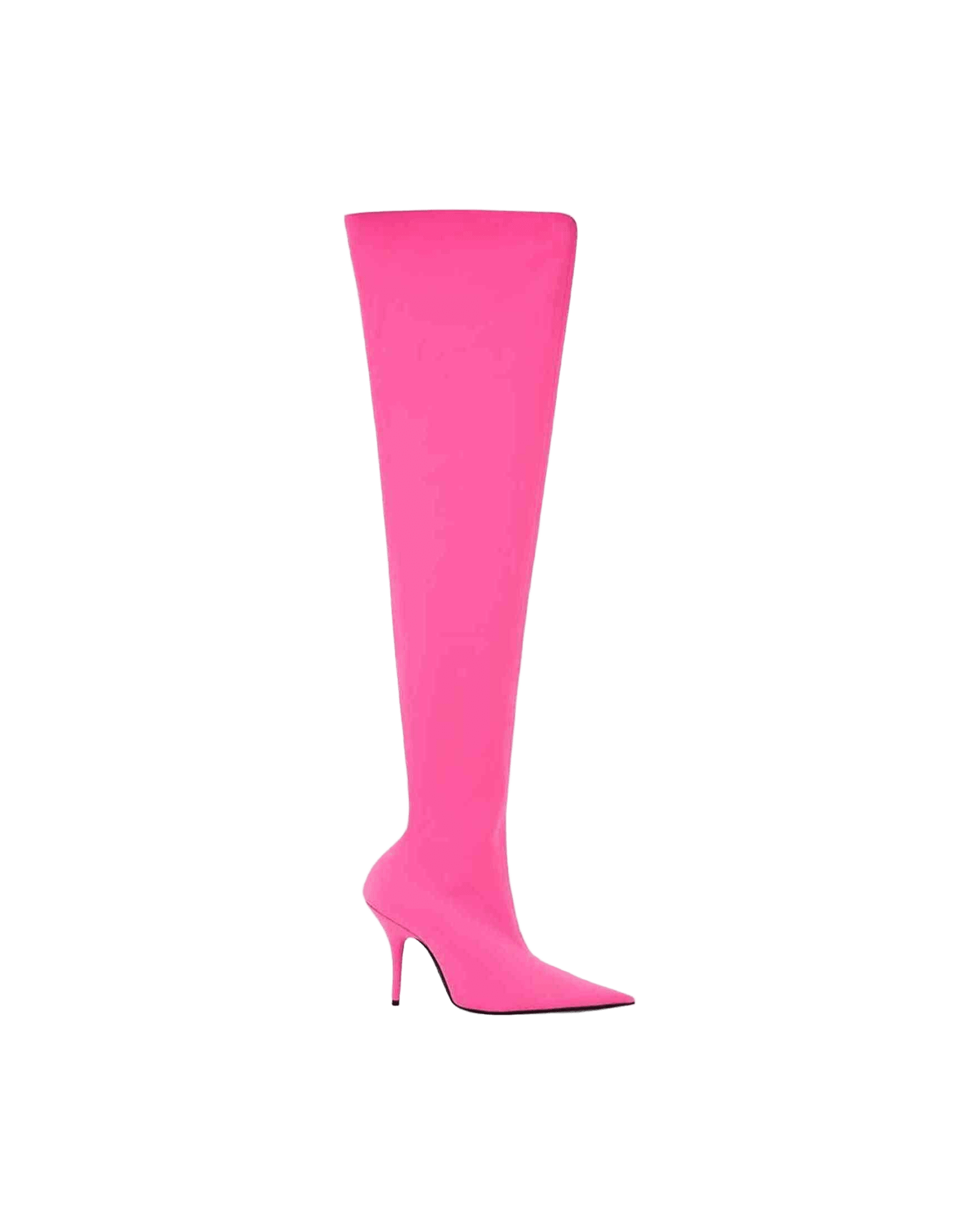 Balenciaga Elegant Polyester Ankle Pink Boots Glam Steals