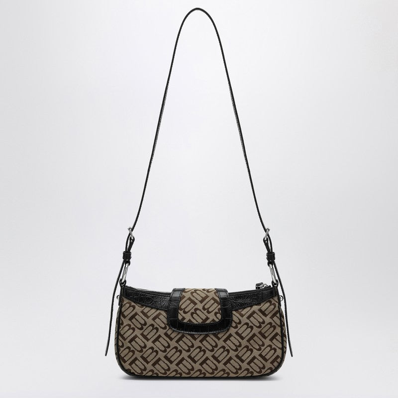 Balenciaga Essex Small Bag Ebony/beige/black Glam Steals