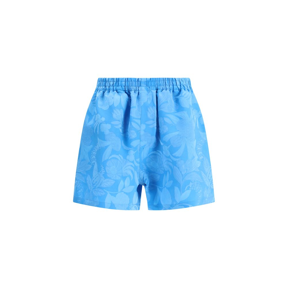 Balenciaga Floral Patterned Shorts Glam Steals