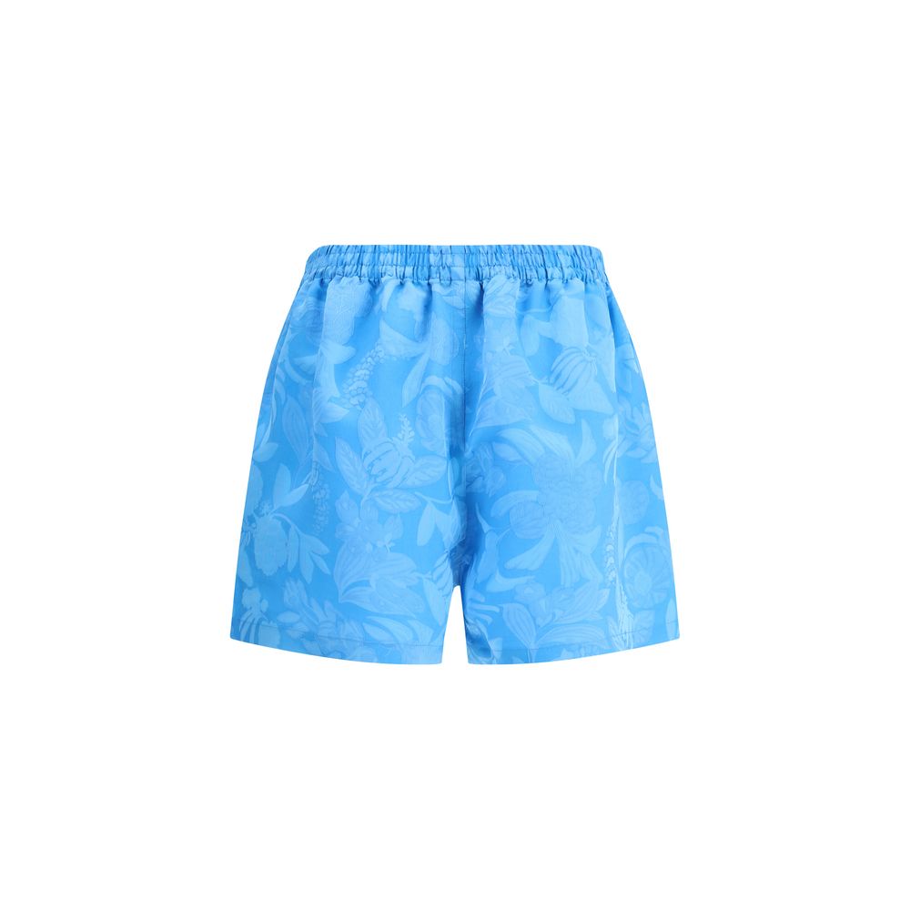 Balenciaga Floral Patterned Shorts Glam Steals